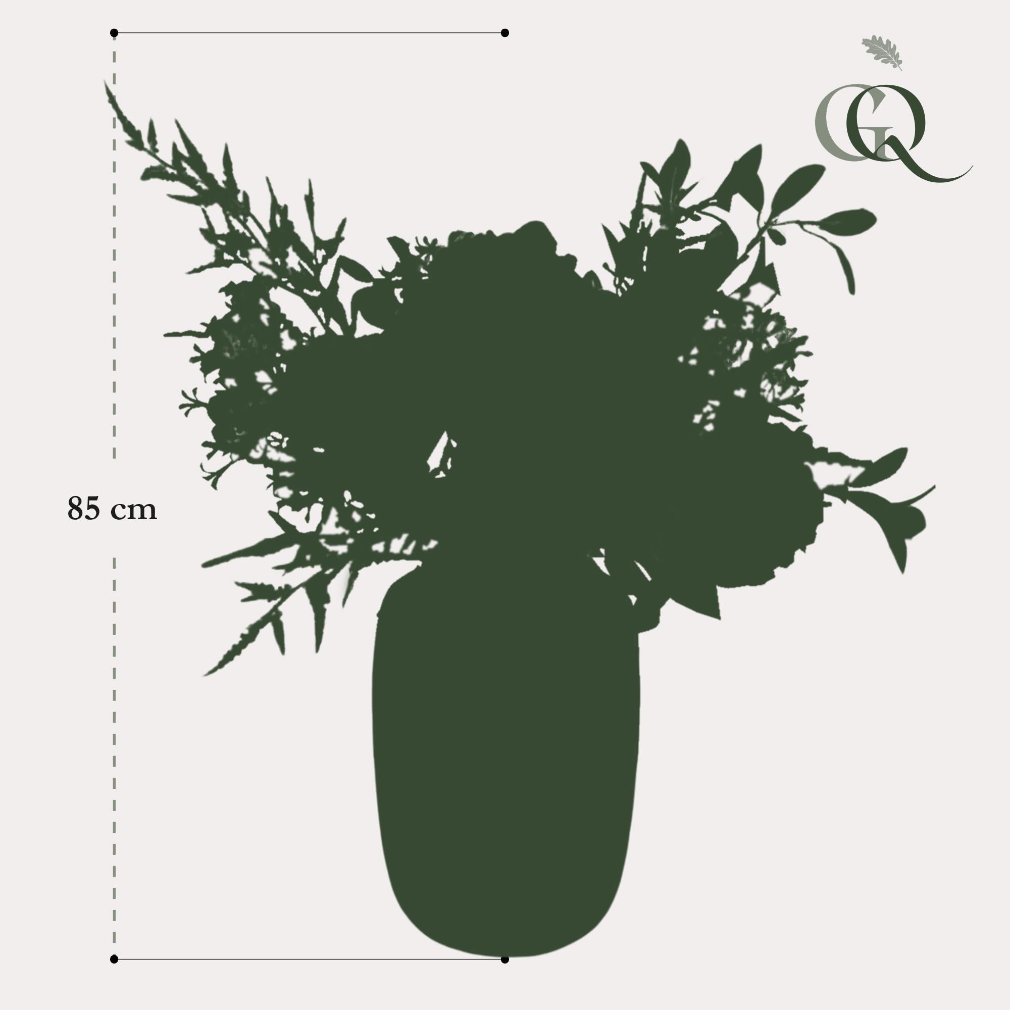 Kunstblumen - Blumenstrauß L - Glänzendes Rosa - 80 cm