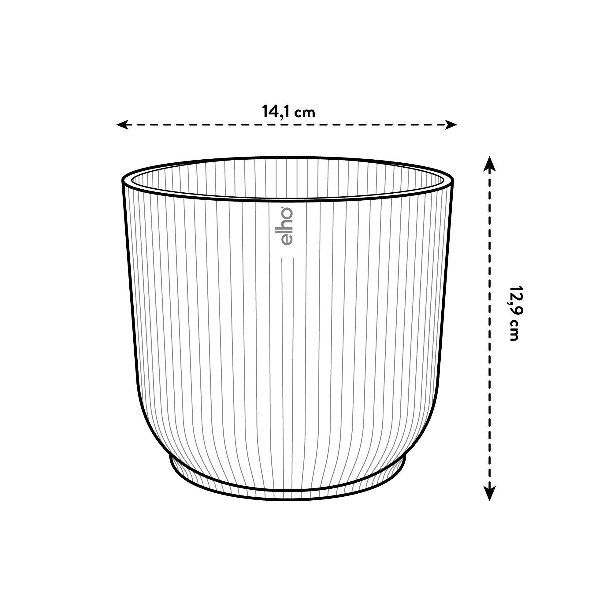 Pot elho Vibes Fold Rond geel - D14 x H13