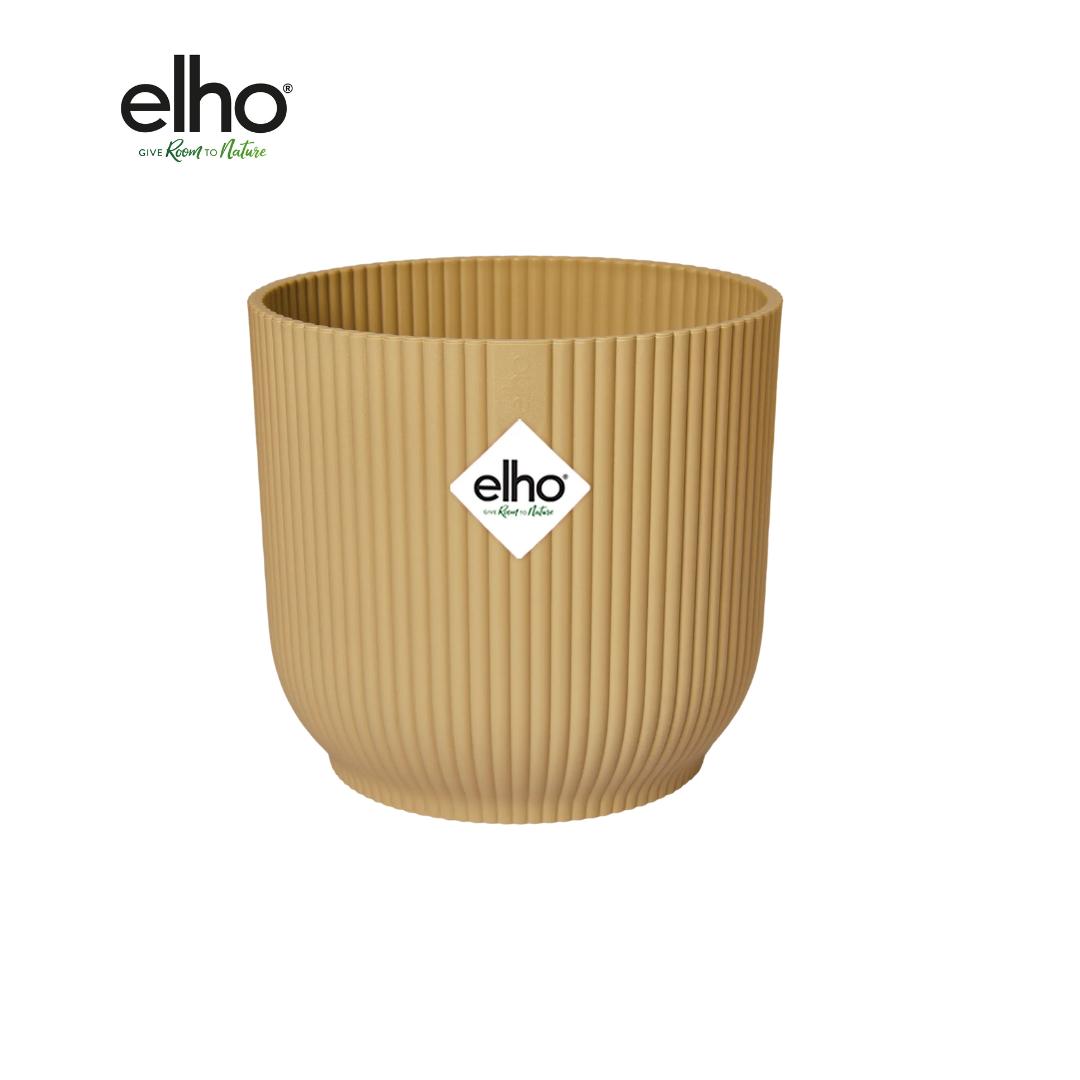 Pot elho Vibes Fold Rond geel - D14 x H13