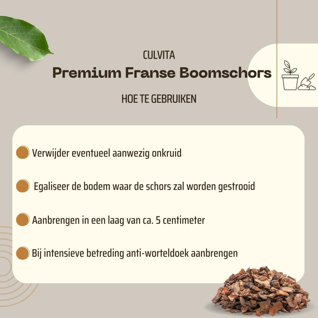Französische Premium Baumrinde - Bodendecker - Dekorative Rinde 30-40 mm - geeignet für die Landschaftsgestaltung Gehwege - 1560 liter - pallet