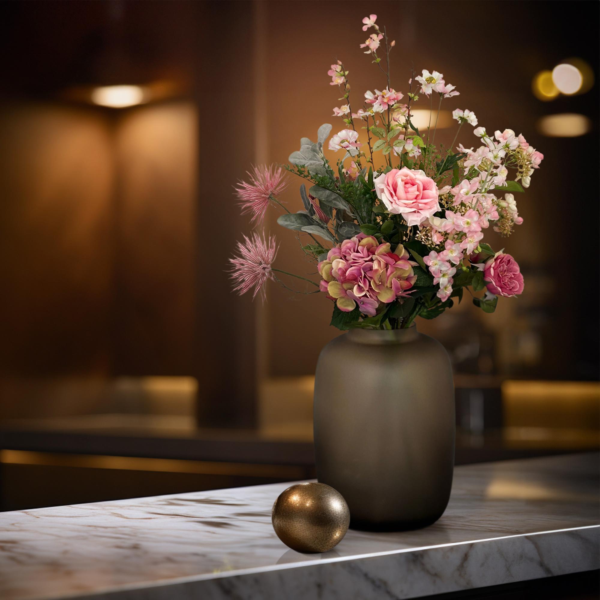 Seidenblumen - Blumenstrauß L - Pretty Pink - 89 cm