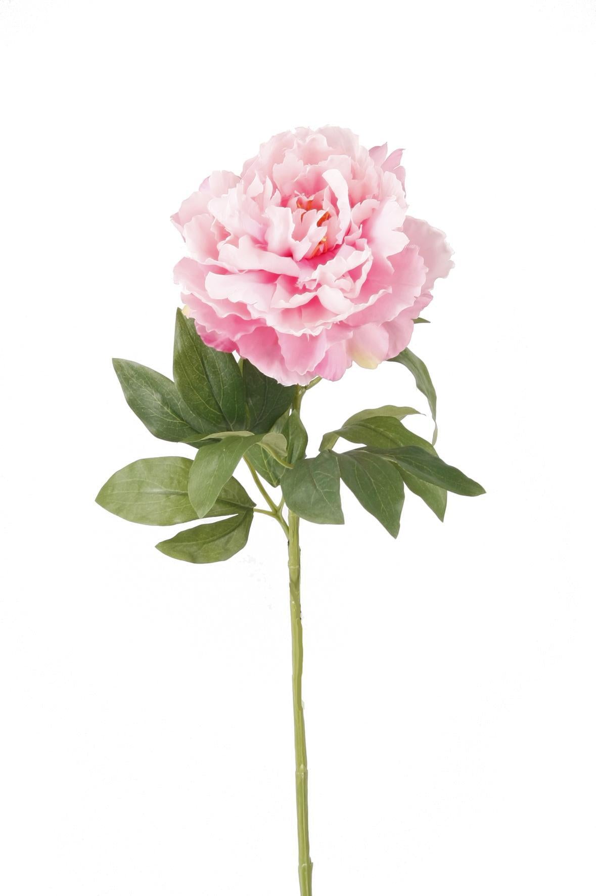 Kunstblumen - Blumenstrauß - Pfingstrosen Rosa – x 5 – 65 cm
