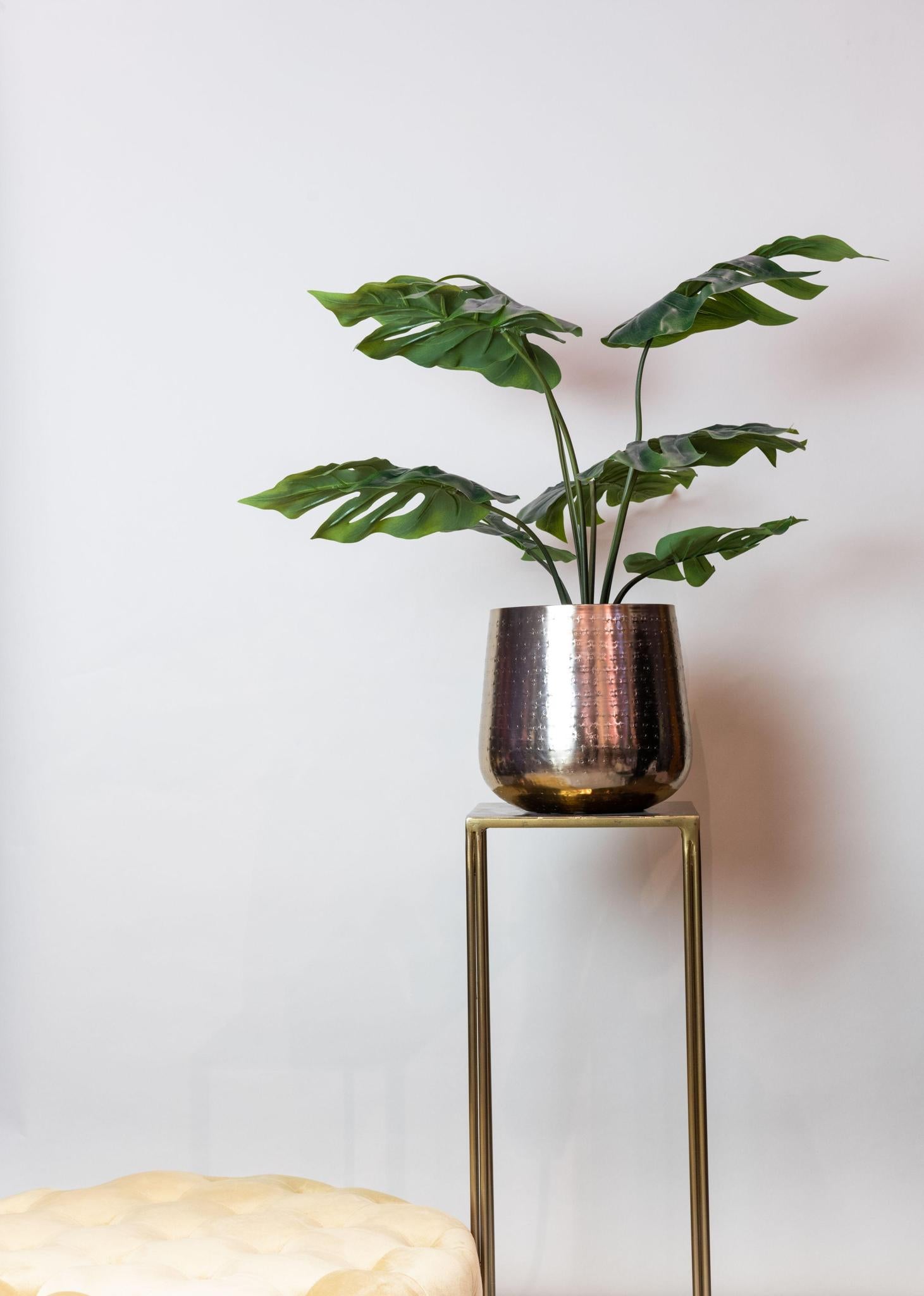 Kunstpflanze - Fensterblatt Monstera Deliciosa - Löcherpflanze - 65 cm