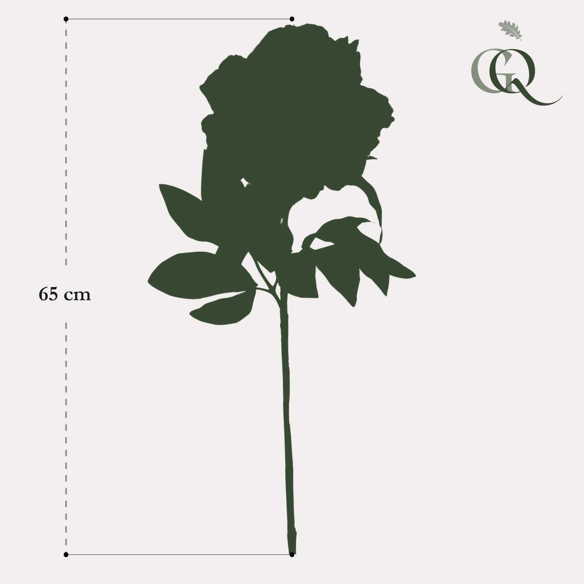 Kunstblumen - Blumenstrauß - Pfingstrosen Rosa – x 5 – 65 cm