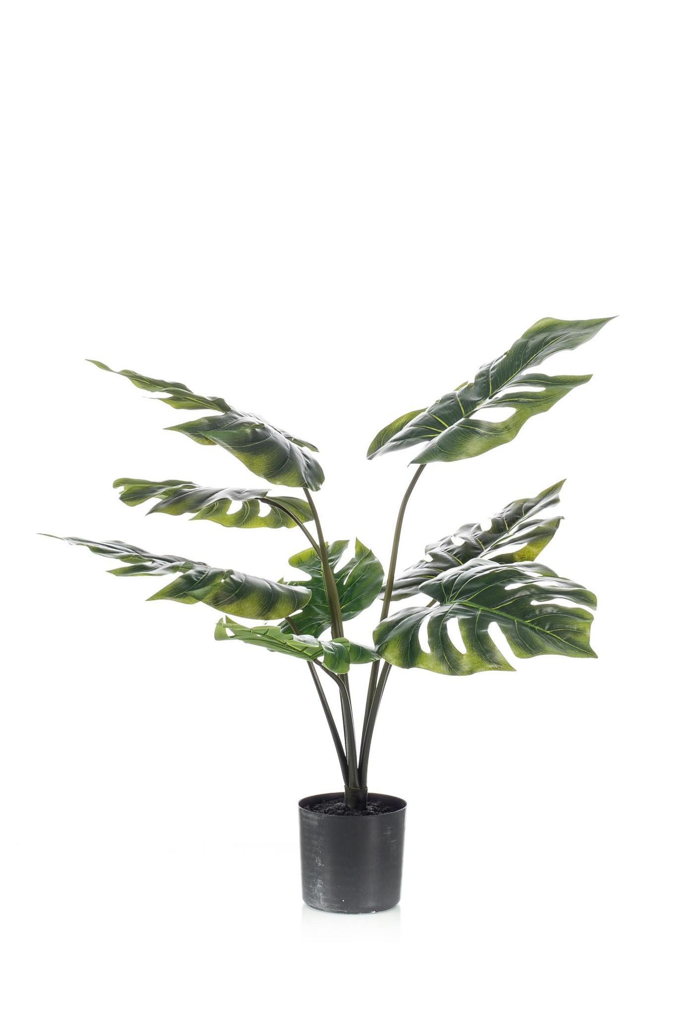Kunstpflanze - Fensterblatt Monstera Deliciosa - Löcherpflanze - 65 cm