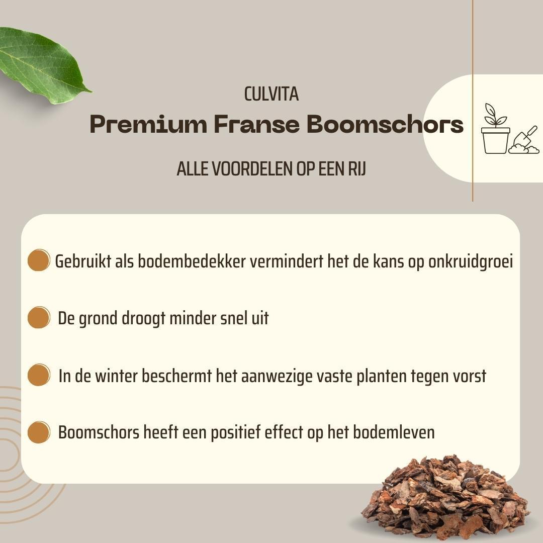 Französische Premium Baumrinde - Bodendecker - Dekorative Rinde 30-40 mm - geeignet für die Landschaftsgestaltung Gehwege - 1560 liter - pallet