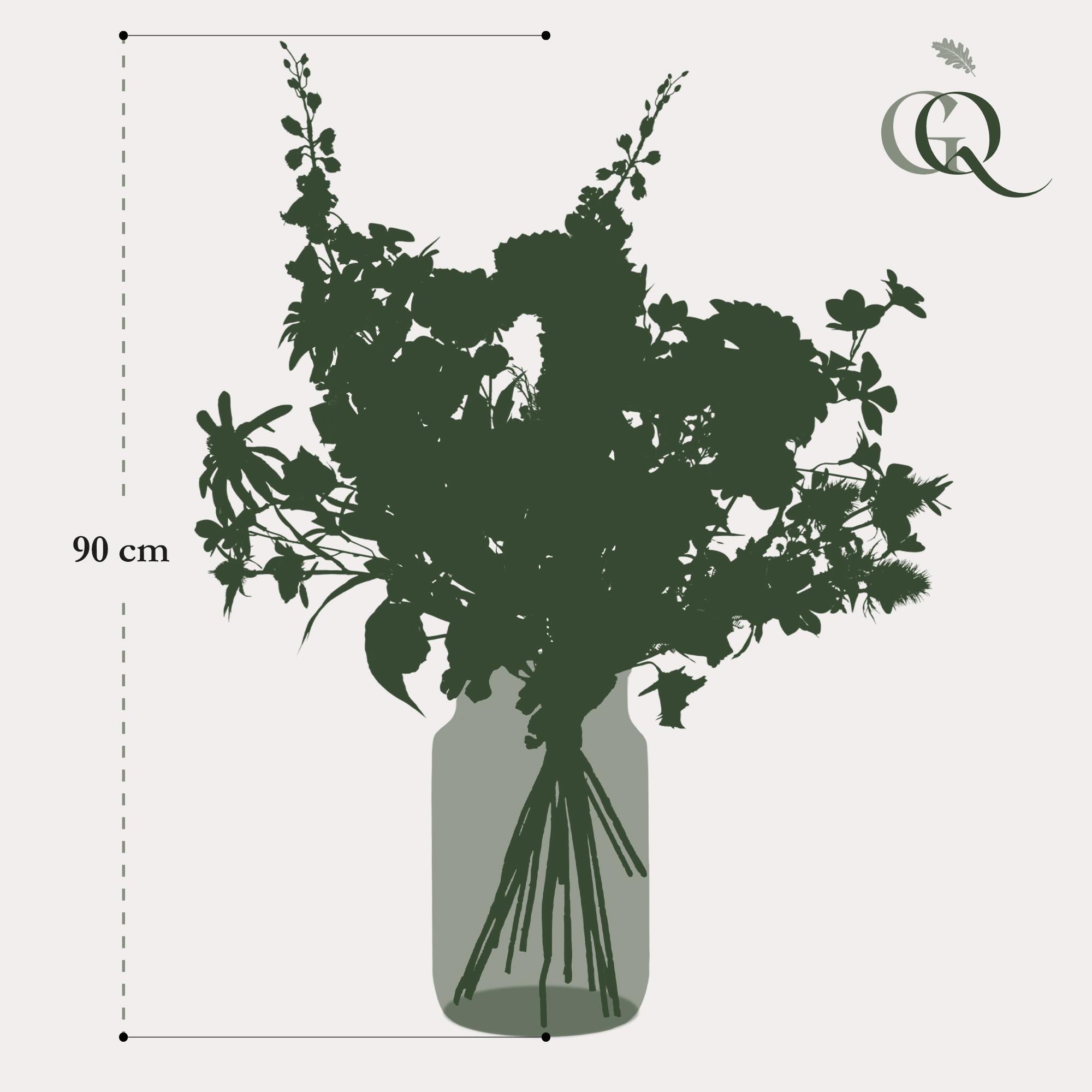 Kunstblumen - Blumenstrauß – Bouquet XL - Electric Love - 90cm