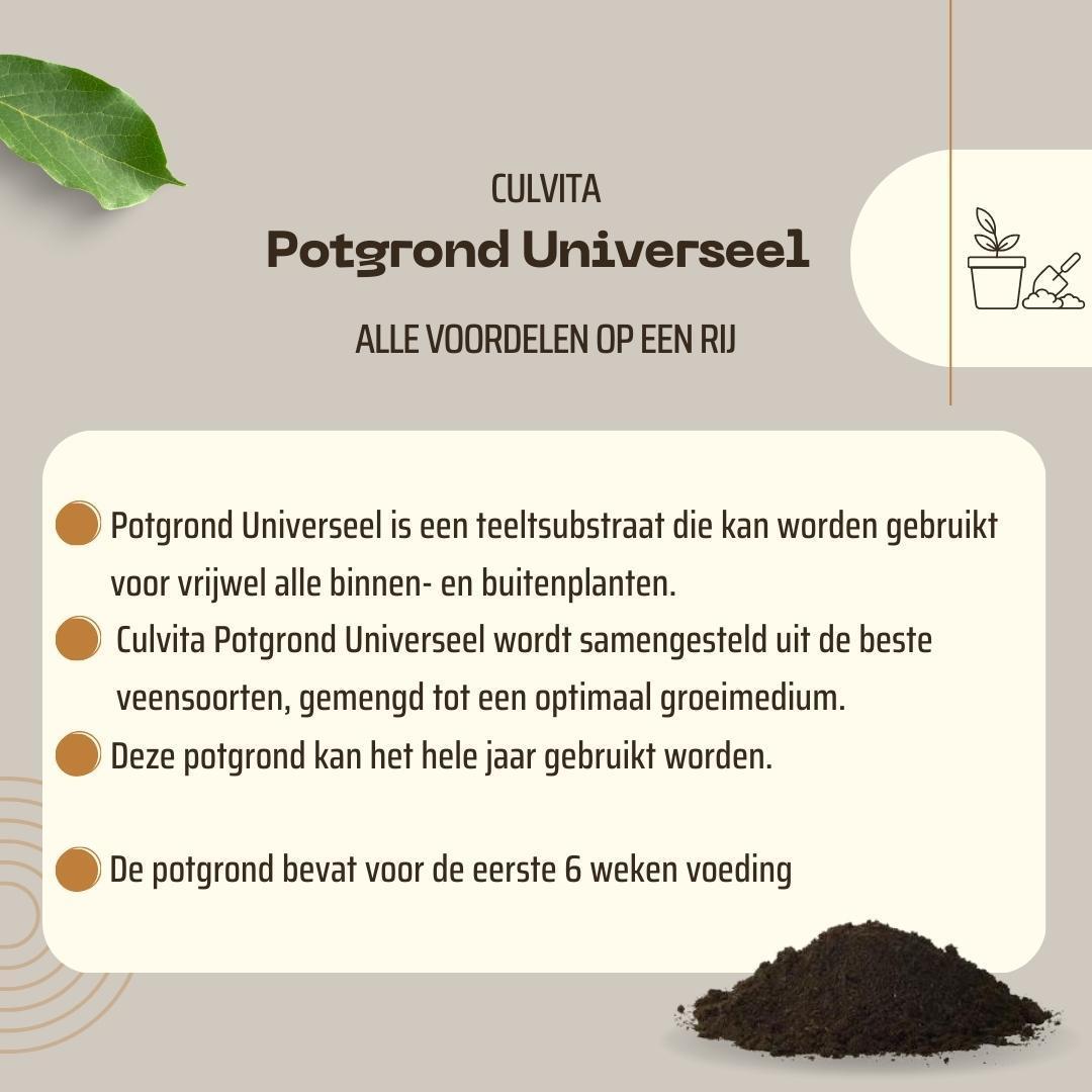 Blumenerde - Universal Blumenerde inkl. 2 Monate Pflanzennahrung - Universal Blumenerde für Pflanzen im Innen- und Außenbereich - 40 liter