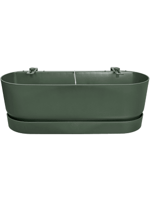 Blumen -und Balkonkasten - Elho Pot Greenville Easy Balcony D25cm - Leaf Green