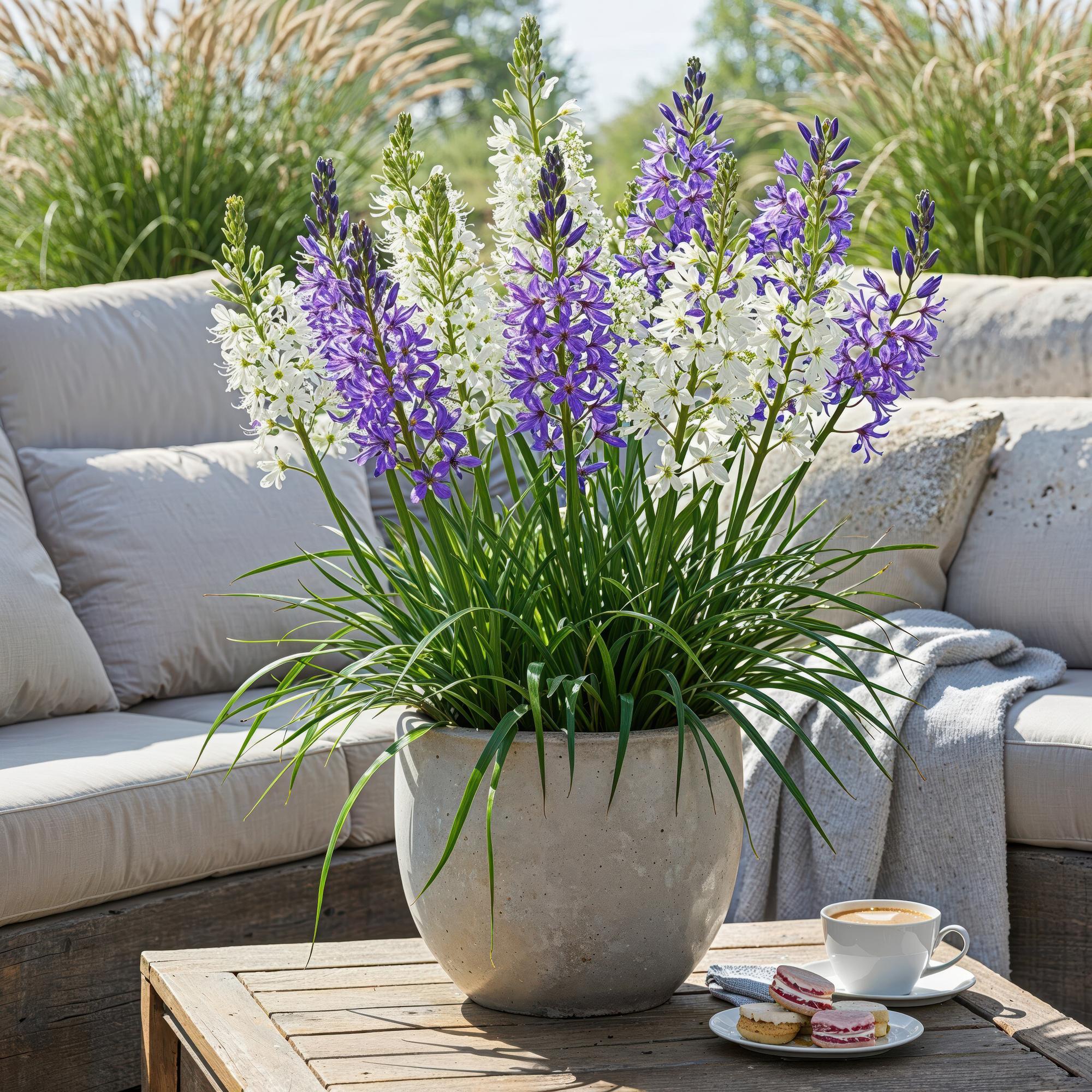 Prärielilie - Mix - Farbe Lila und Weiß - 5 Stück - Zwiebelgröße 12/14 - XXL Pack