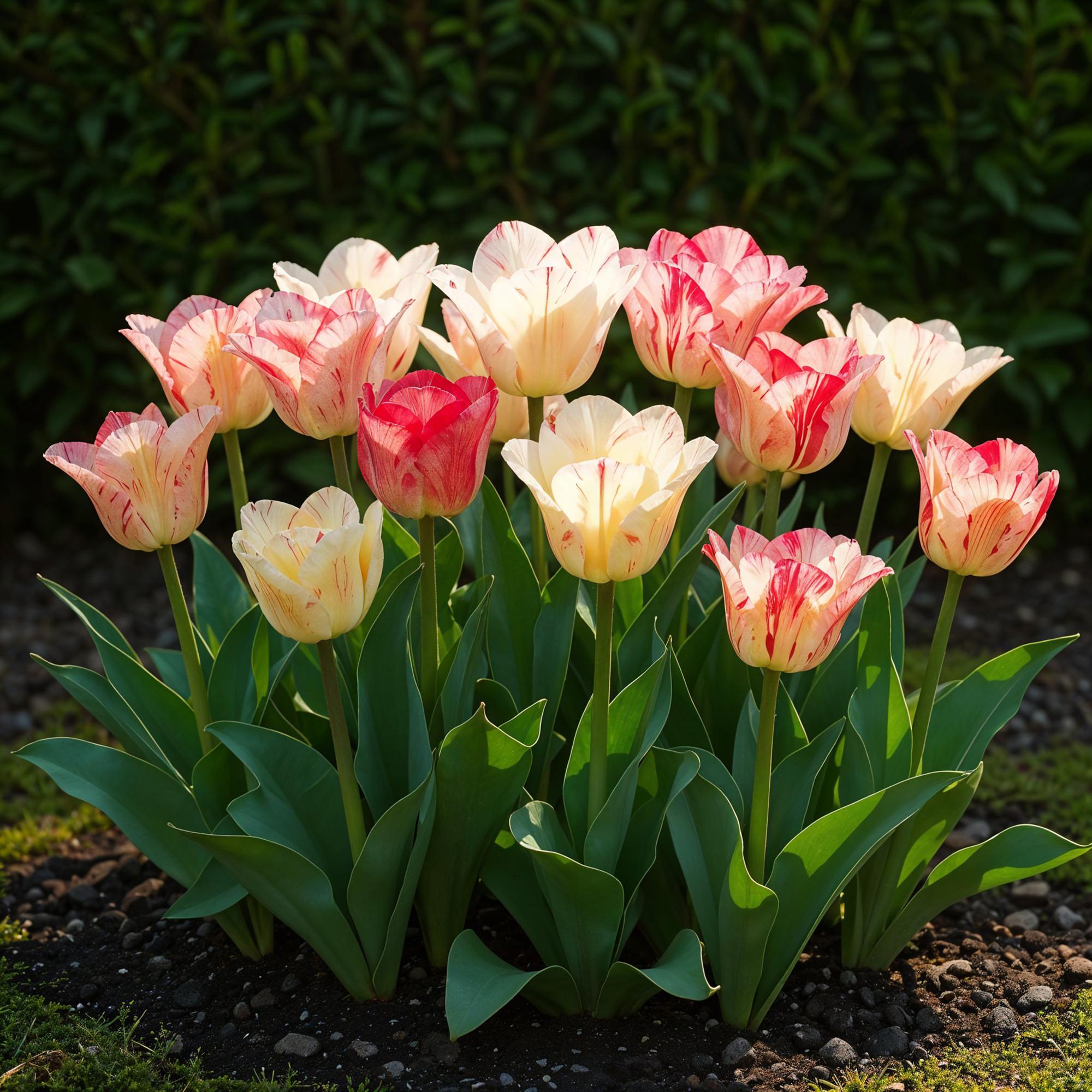 Tulpen - Tulipa Hemisphere Mischung - Verschiedene Farben - 12 Stück - Zwiebelgröße 11/12 - XXL Pack