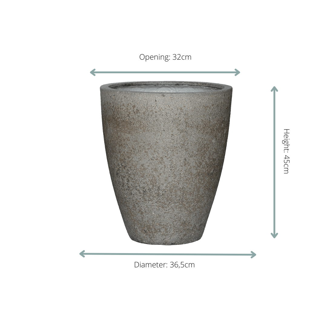 Dekotopf - Pot Ben M Dioret Grey - D37 x H45