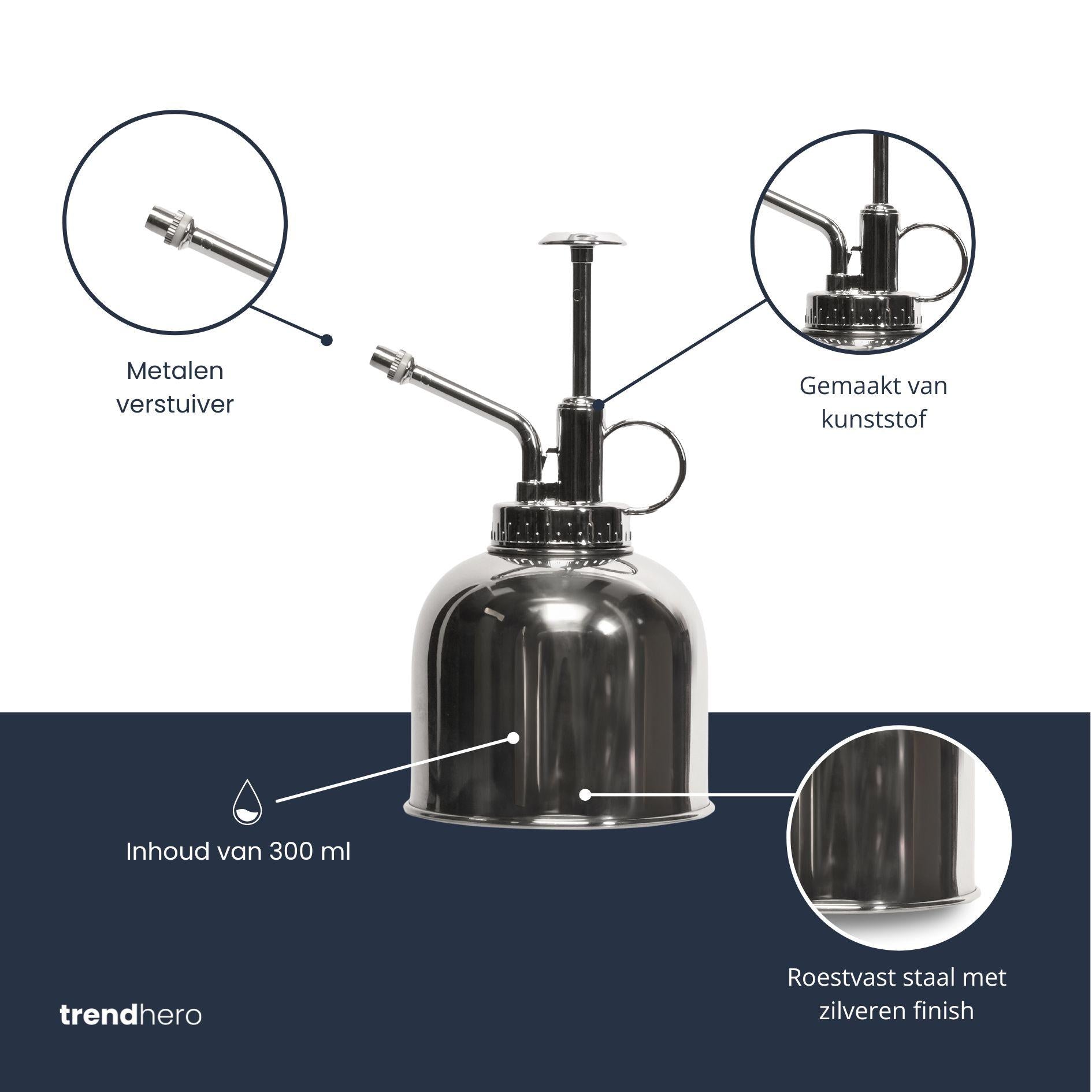 Pflanzenspritze – Silber Edelstahl - 300 ml