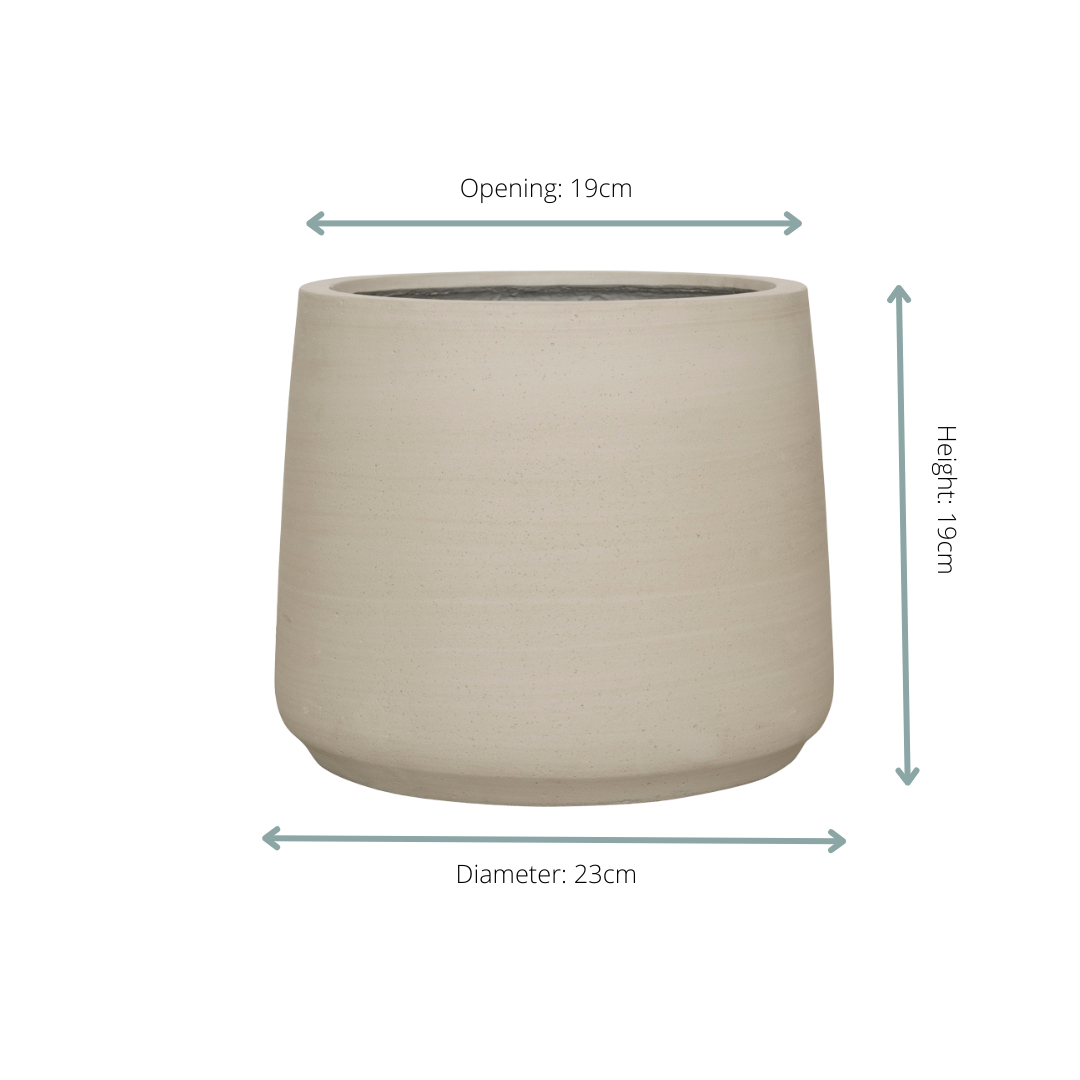Dekotopf - Jumbo Patt Beige Washed - D23 x H19