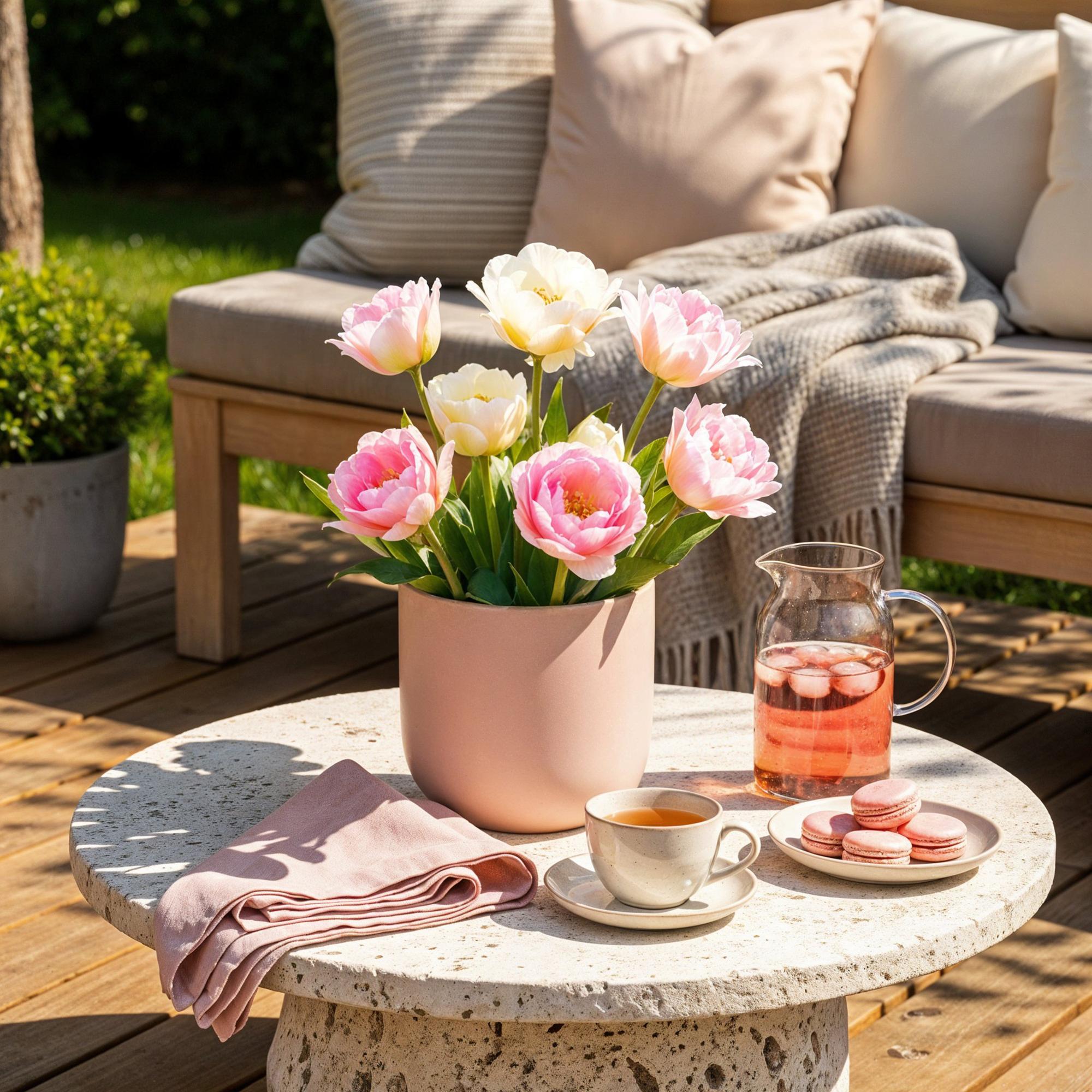 Tulpen Mix - Tulipa Double Sensation - Farbe Weiß und Rosa - 12 Stück - Zwiebelgröße 11/12 - XXL Pack