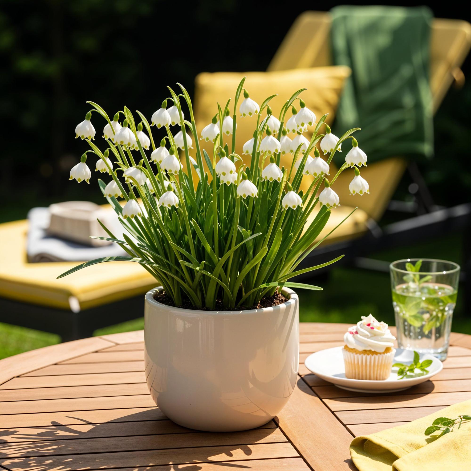 Sommerschneeglöckchen - Leucojum Aestivum - Farbe Weiß - 20 Stück - Zwiebelgröße 8/9 - XXL Pack