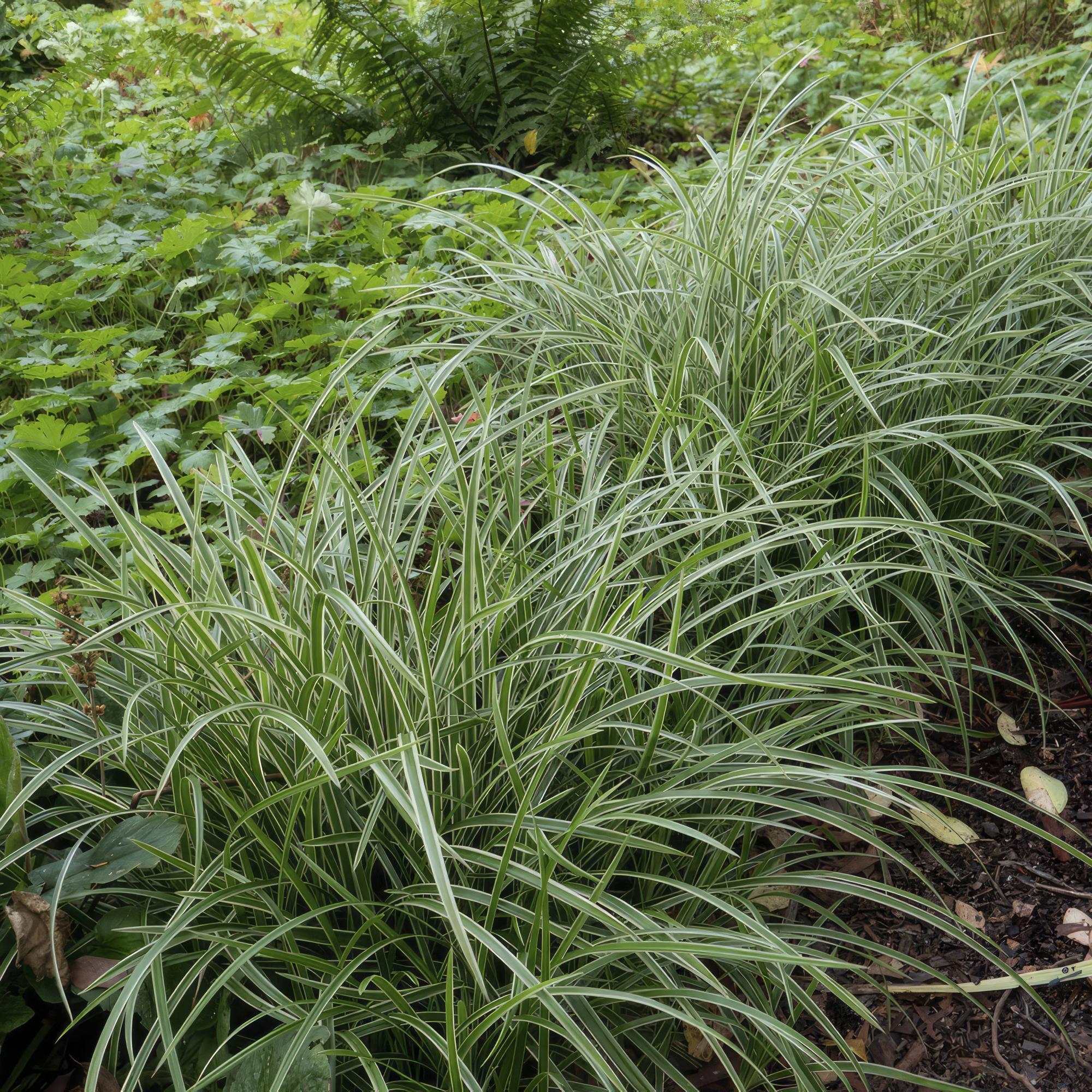 Japansegge - Carex morrowii 'Ice Dance' - ↕10-25cm - Ø9cm 20 Stück