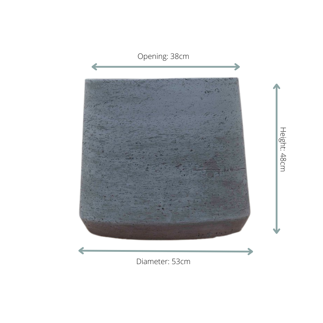 Dekotopf - Pot Aniek antraciet - D53 x H48