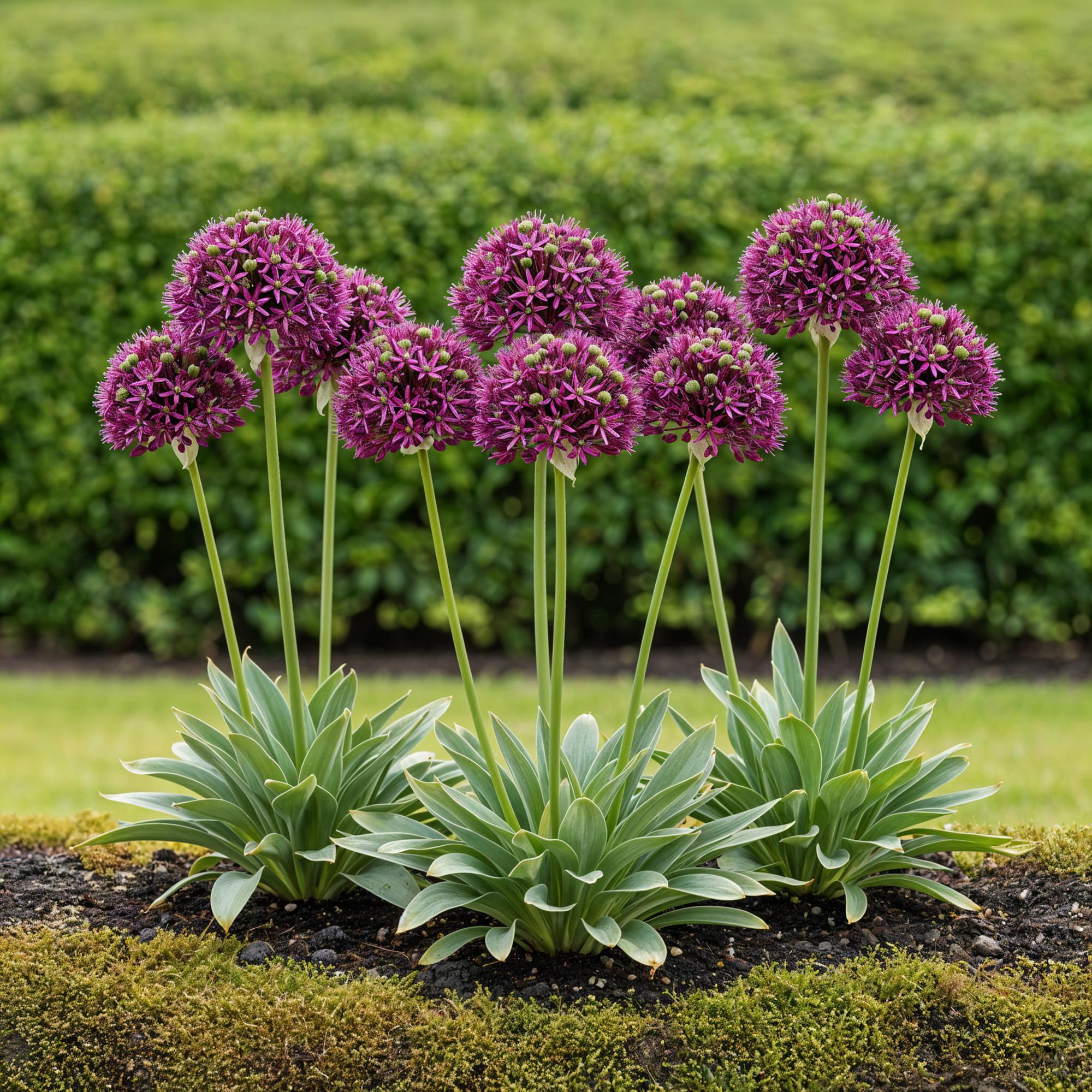 Zierlauch - Blumenzwiebeln - Allium Miami - Farbe Lila - 15 Stück - Zwiebelgröße 10/11 - XXL Pack
