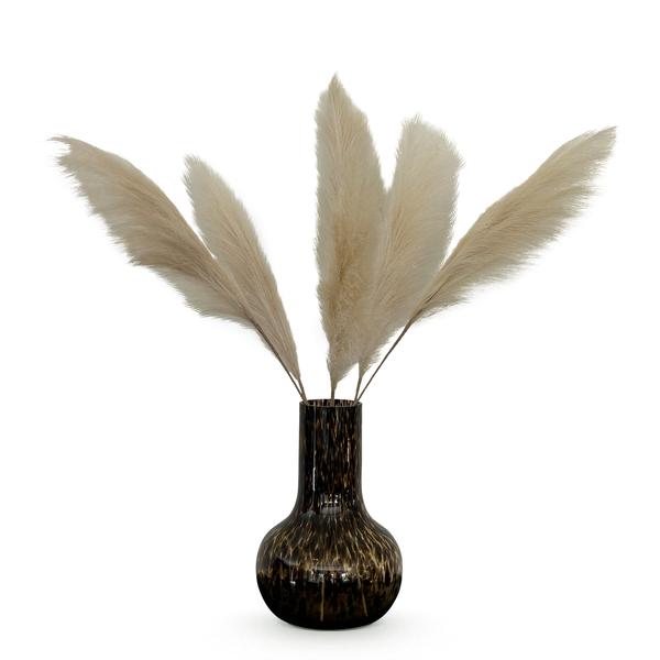 Kunstblumen - Kunstbloemen Solo - Crème - Pampas Plumes - x 6 - 115cm   6 Stück