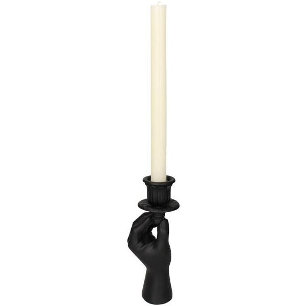 Kerzenständer - Schwarze Hand - Hand Zwart - ↑ 20 cm