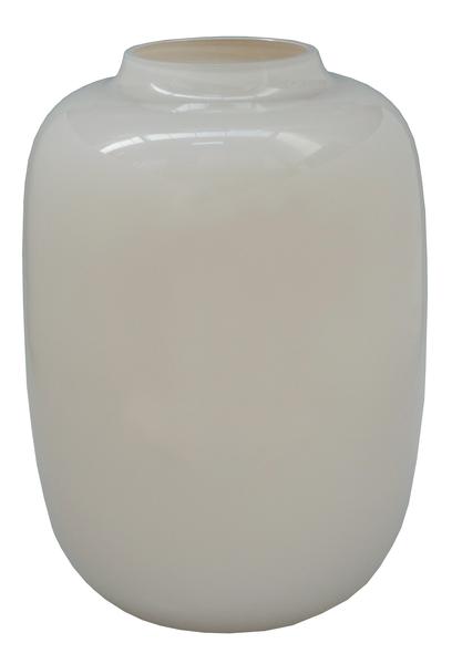 Vase - Vaas glas - M - H35 W25 -Artic Ivory