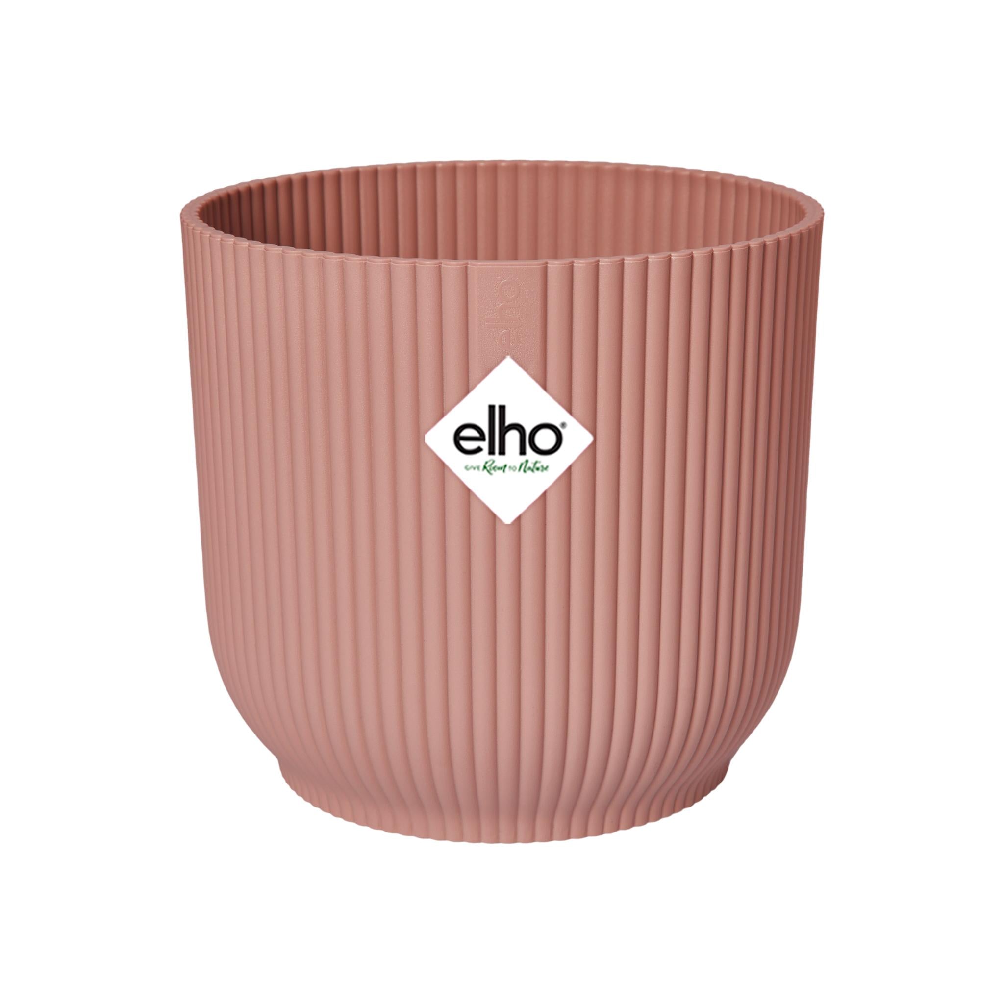 Pot elho Vibes Fold Round rosa - inklusive Räder - D35 x H33