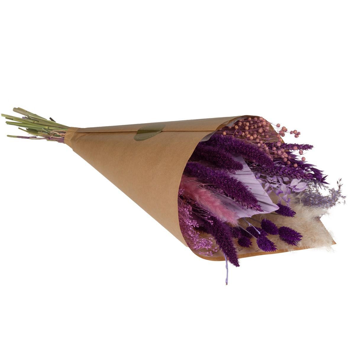 Trockenblumen - Field Bouquet Exclusive Large - Purple - ↕60cm