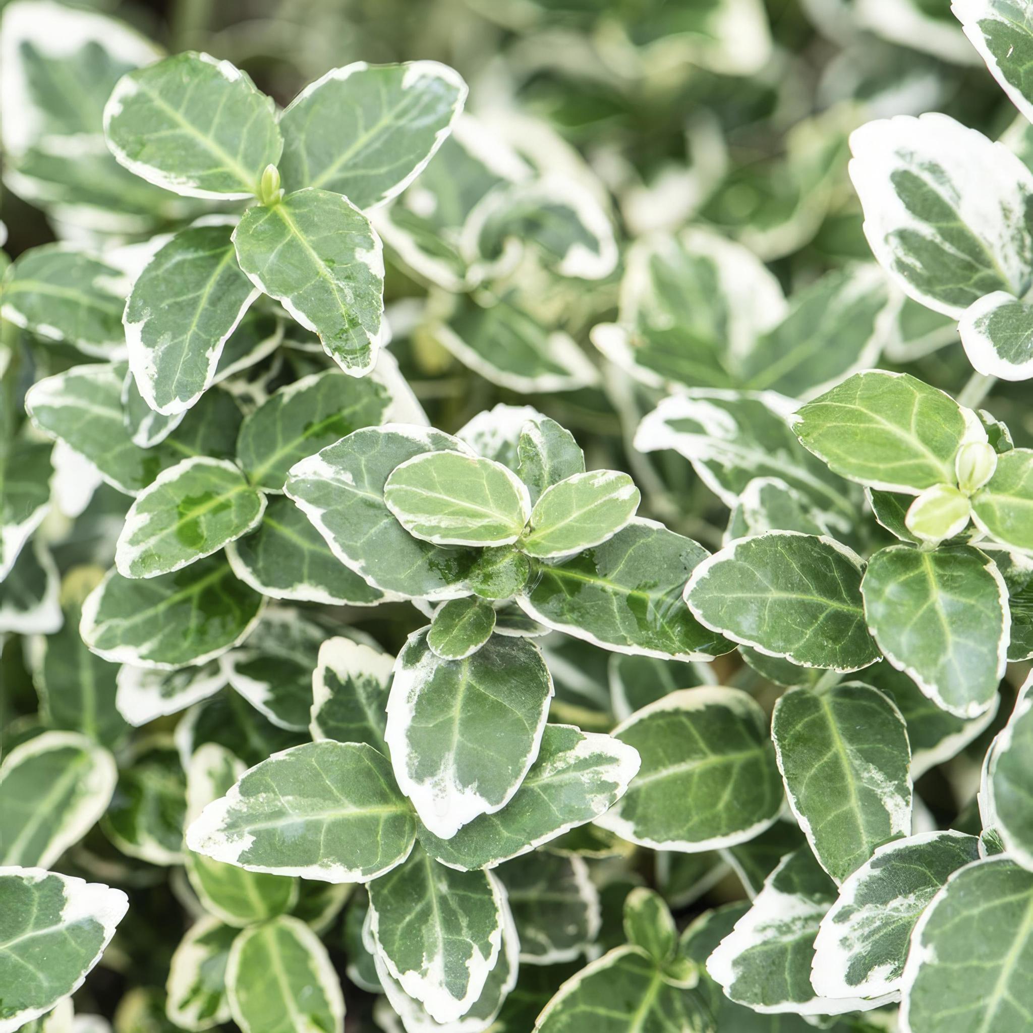 Spindelstrauch auch Kriechspindel - Euonymus 'Emerald 'n Gaity' - ↕10-25cm - Ø9cm - 6 Stück