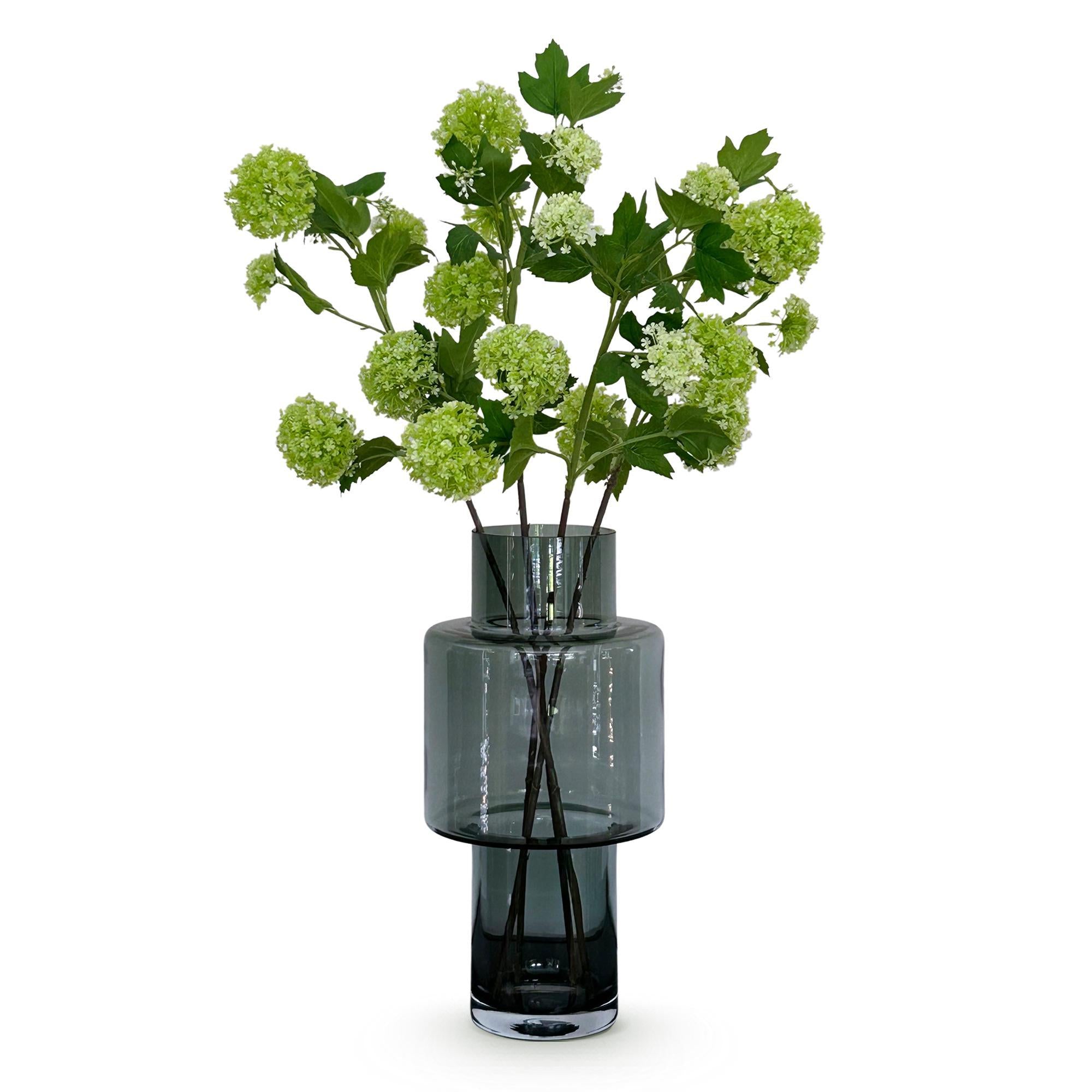 Kunstblumen Solo – Blumenstrauß – Viburnum Opulus Creme grün – x 4 – 75 cm