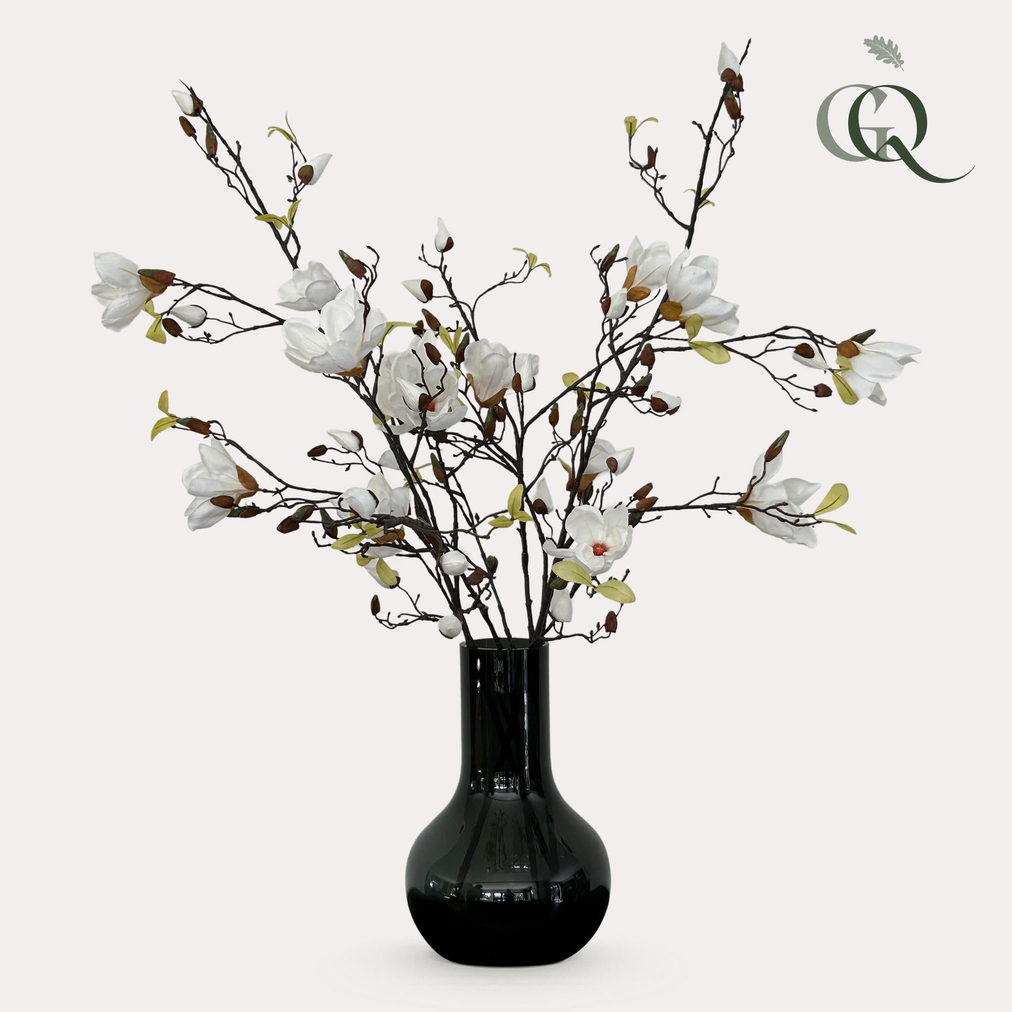 Kunstblumen Solo - Crème - Magnolia Branches - x 4 - 105cm