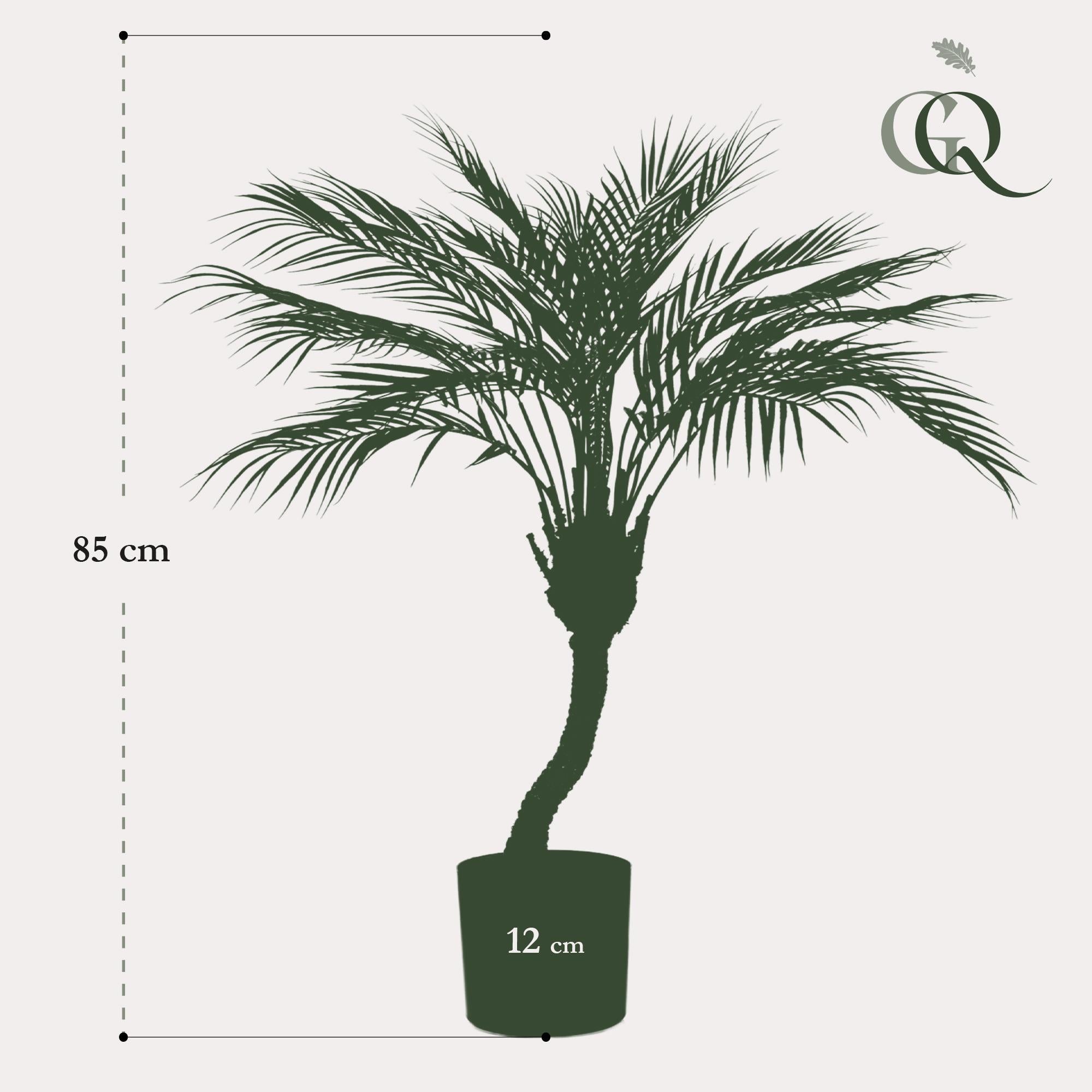 Kunstpflanze - Chamaedorea Elegans- Bergpalme - 85 cm