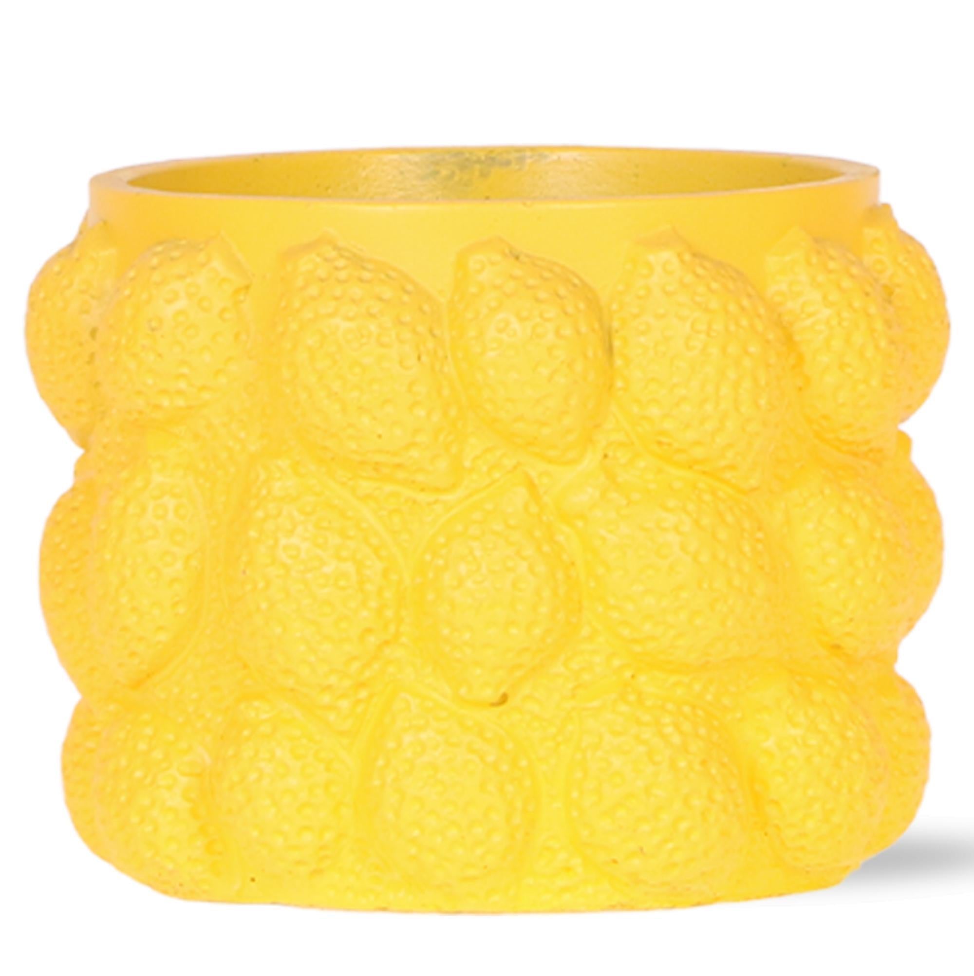 Blumentopf - Citrus pot yellow - Ø12cm