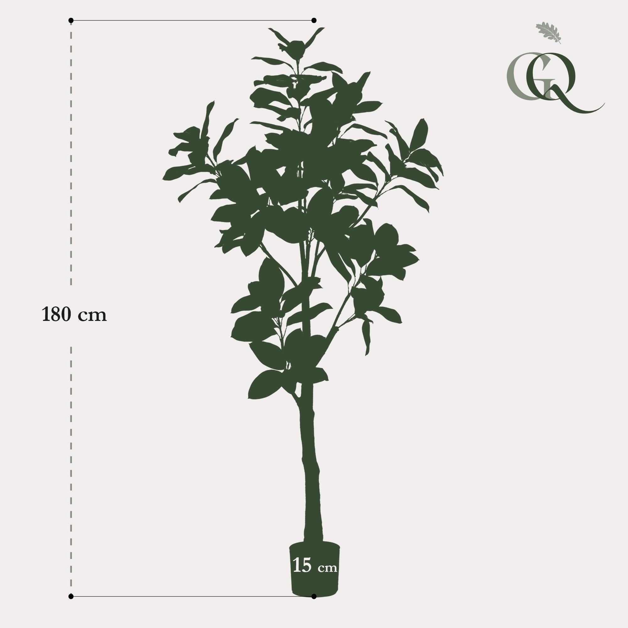 Kunstpflanze - Magnolia Grandiflora - 180 cm