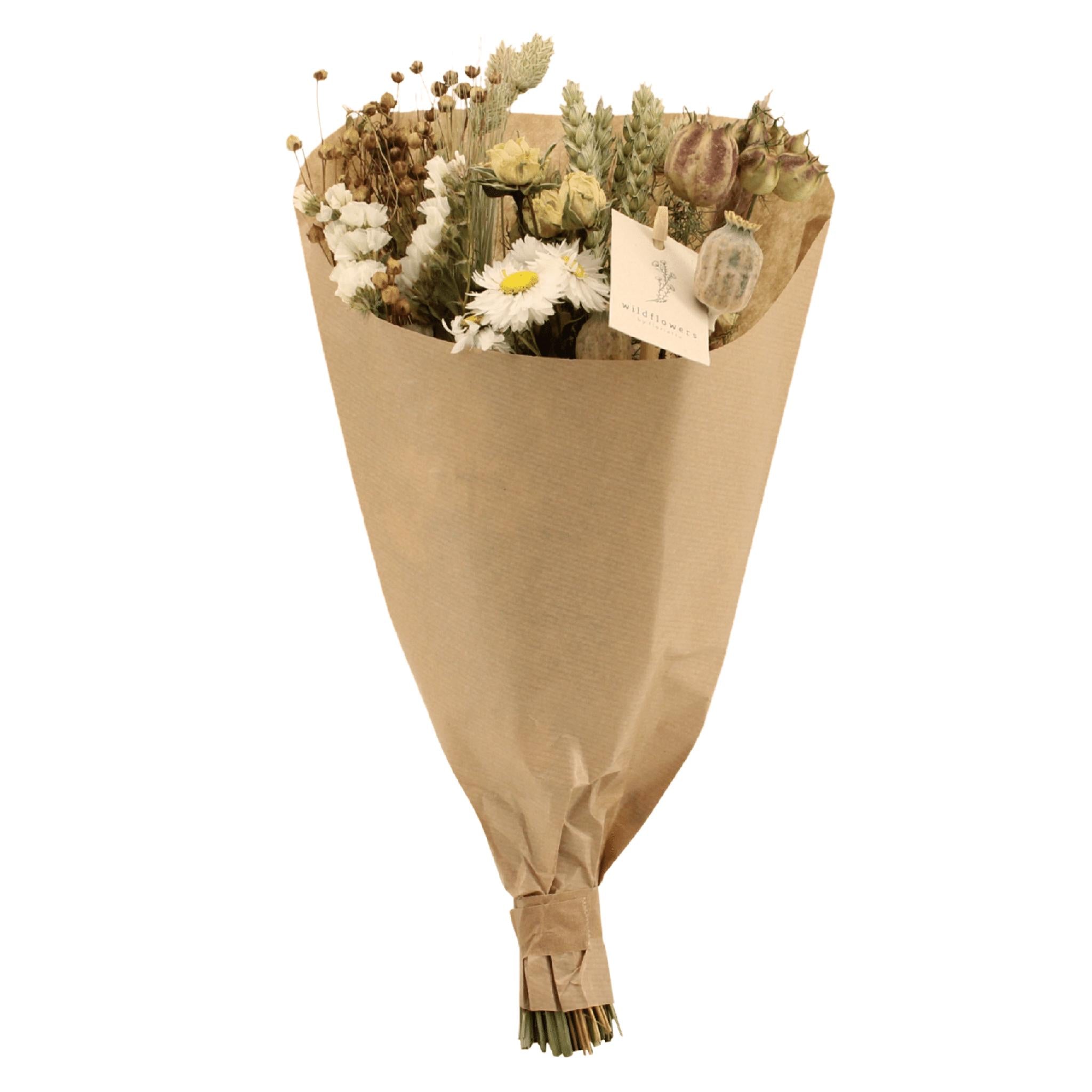 Trockenblumen - Feldstrauß Multi - Ø15 - ↨35cm