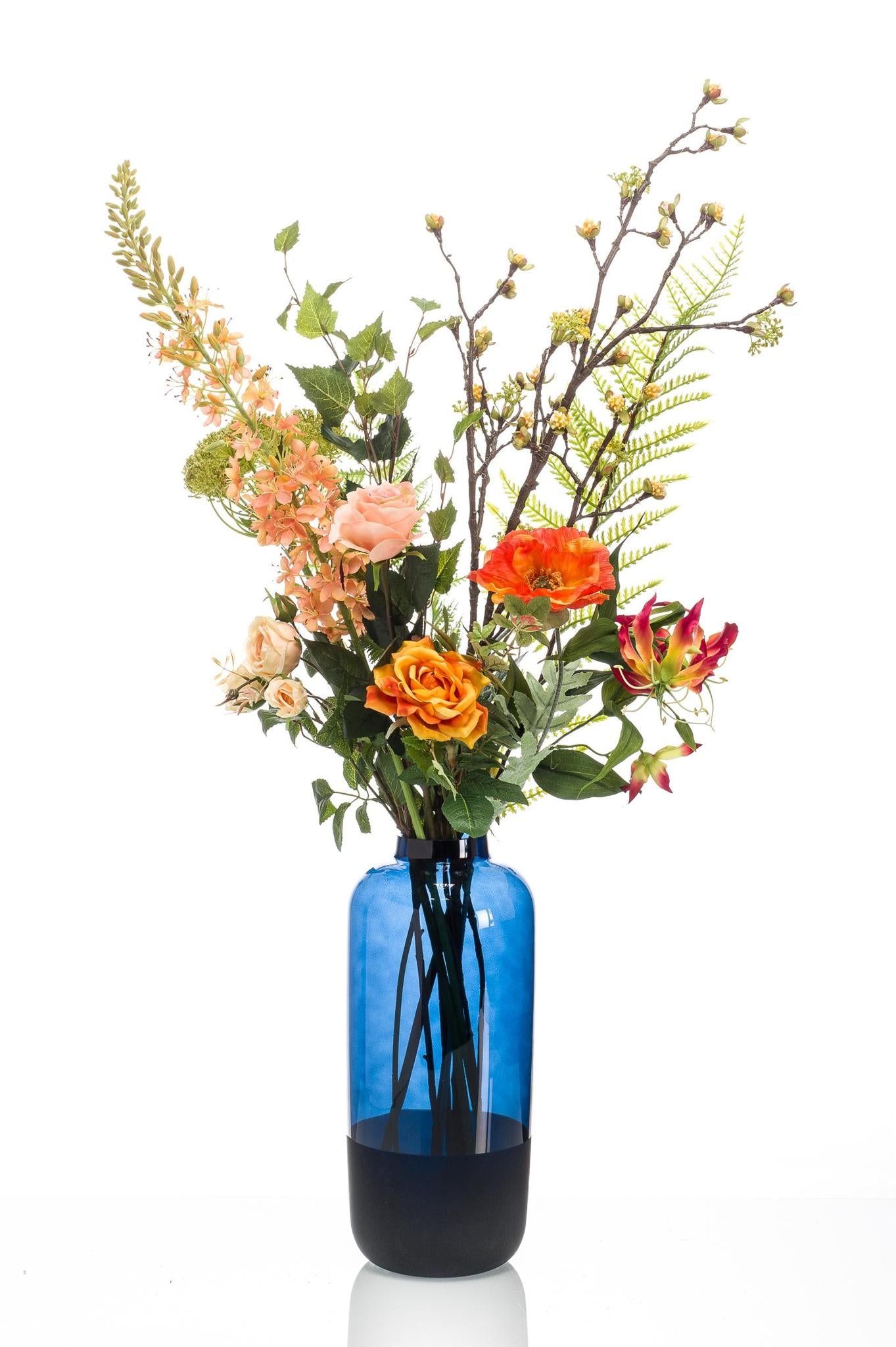 Kunstblumen - Bouquet XL Happy Orange - 109 cm