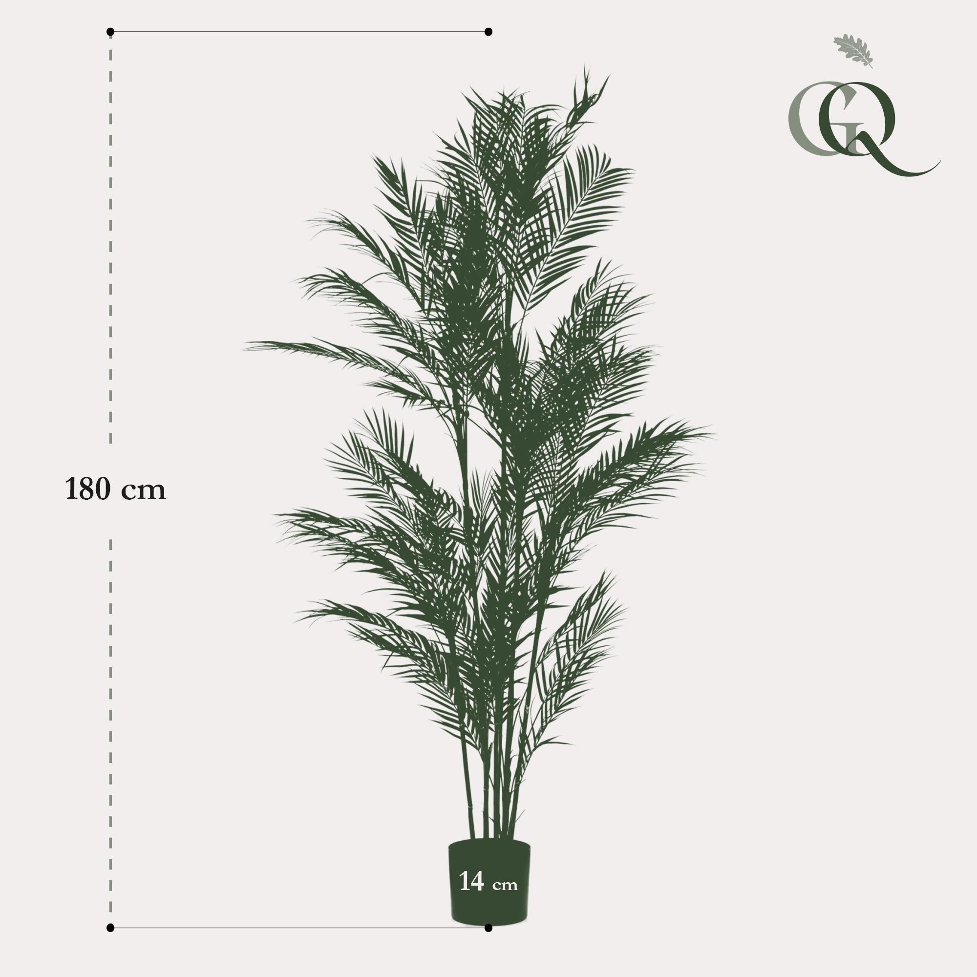 Kunstpflanze - Chamaedorea Elegans - Bergpalme - 180 cm