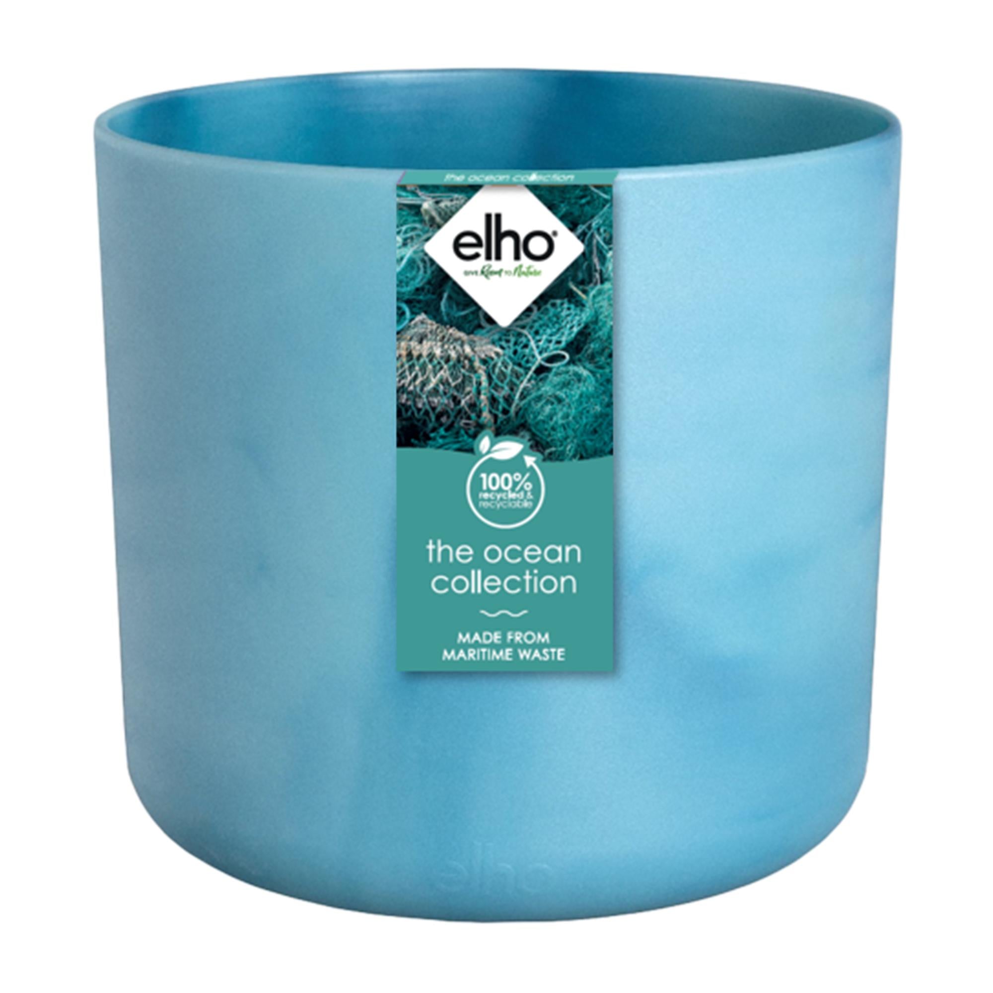 Pot Elho Ocean Round atlantic blue - D18 x H17