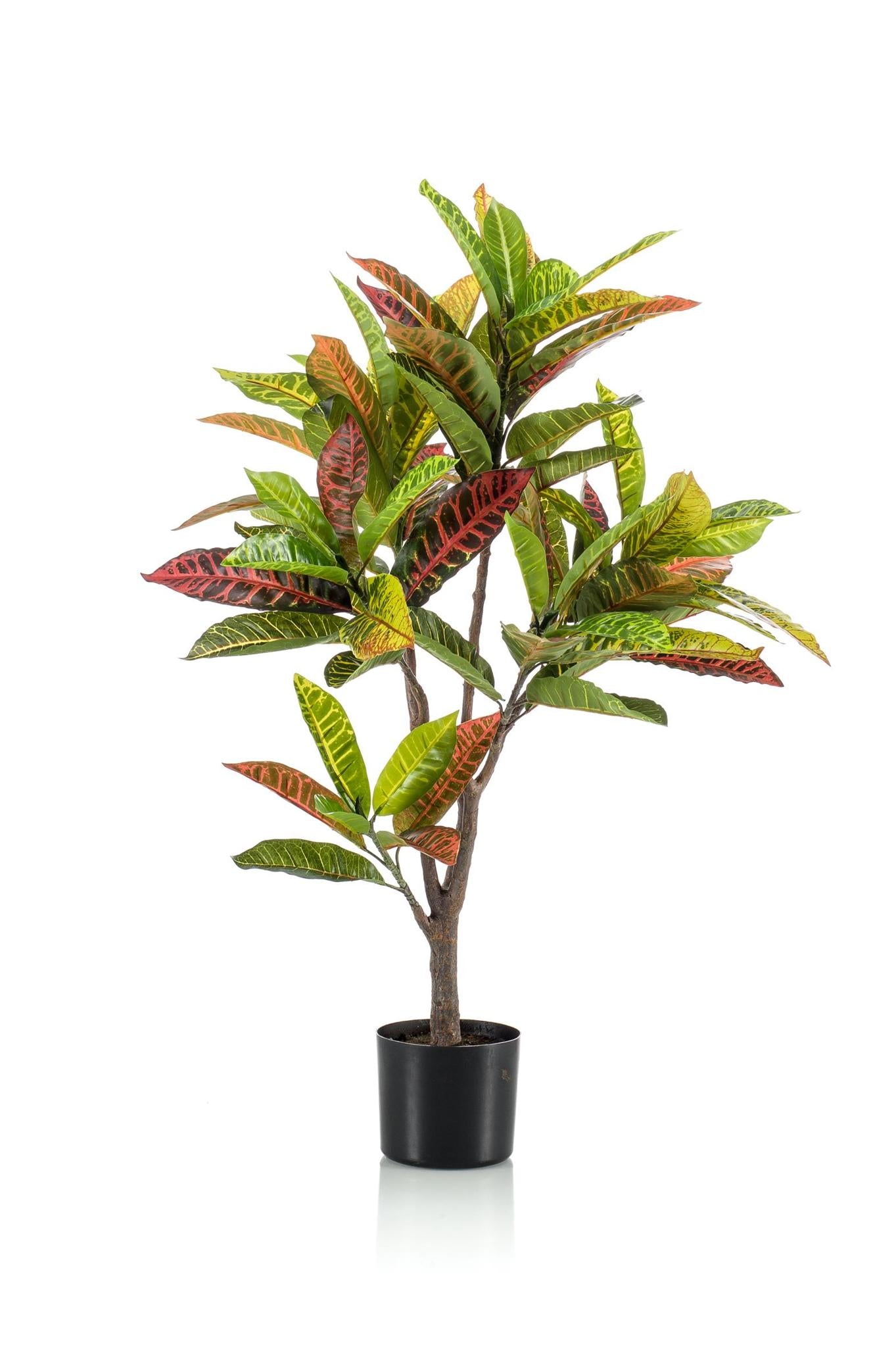 Kunstpflanze - Croton Codiaeum - Wunderstrauch - 100 cm