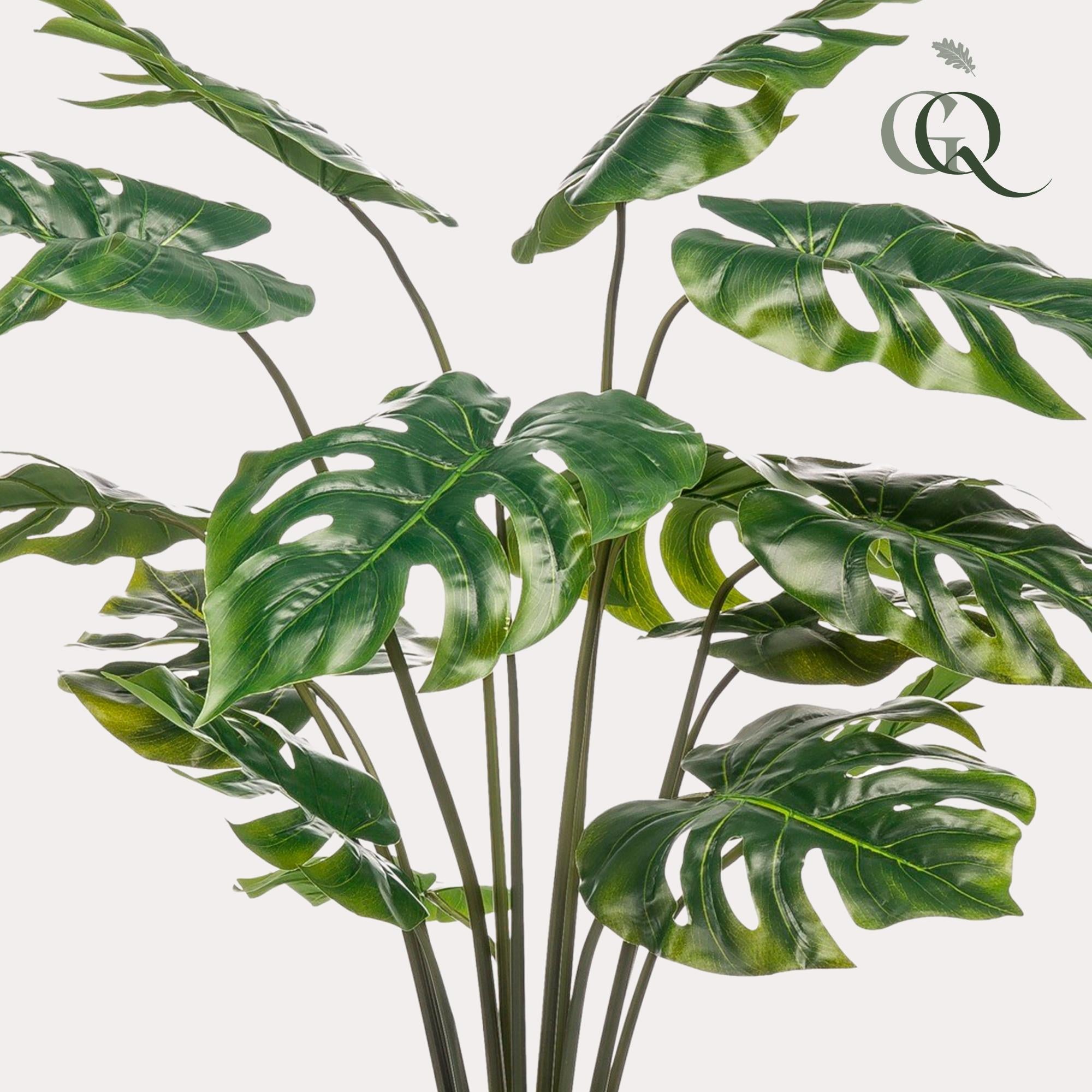 Kunstpflanze - Monstera Deliciosa - Löcherpflanze - 80 cm