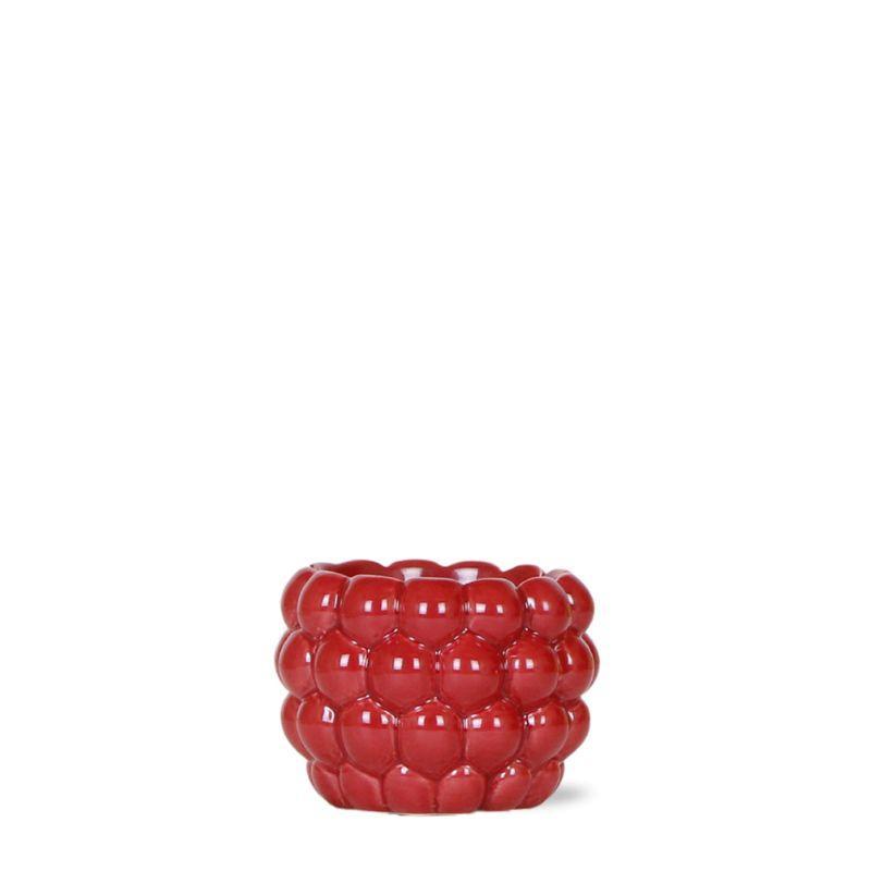 Dekotopf Berry rot - berry pot redt - Ø6cm