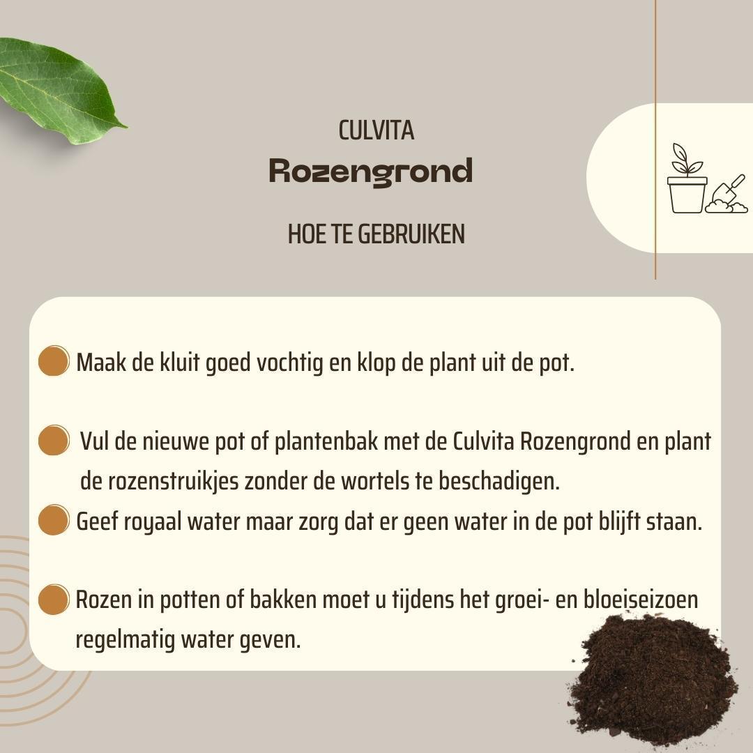 Blumenerde - Rosenerde 40 Liter für Rosen geeignet - inklusive RhizoPlus Wurzelverbesserer