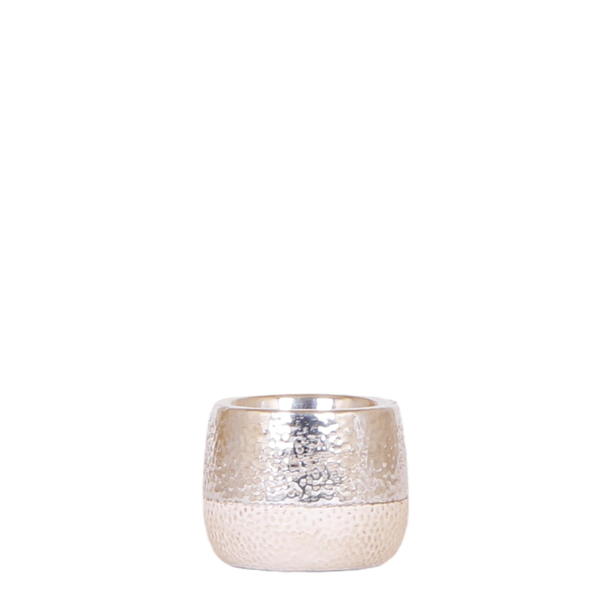 Pflanzen -und Blumentopf - Elite silver pot - Topfgröße Ø9cm - Ø6cm