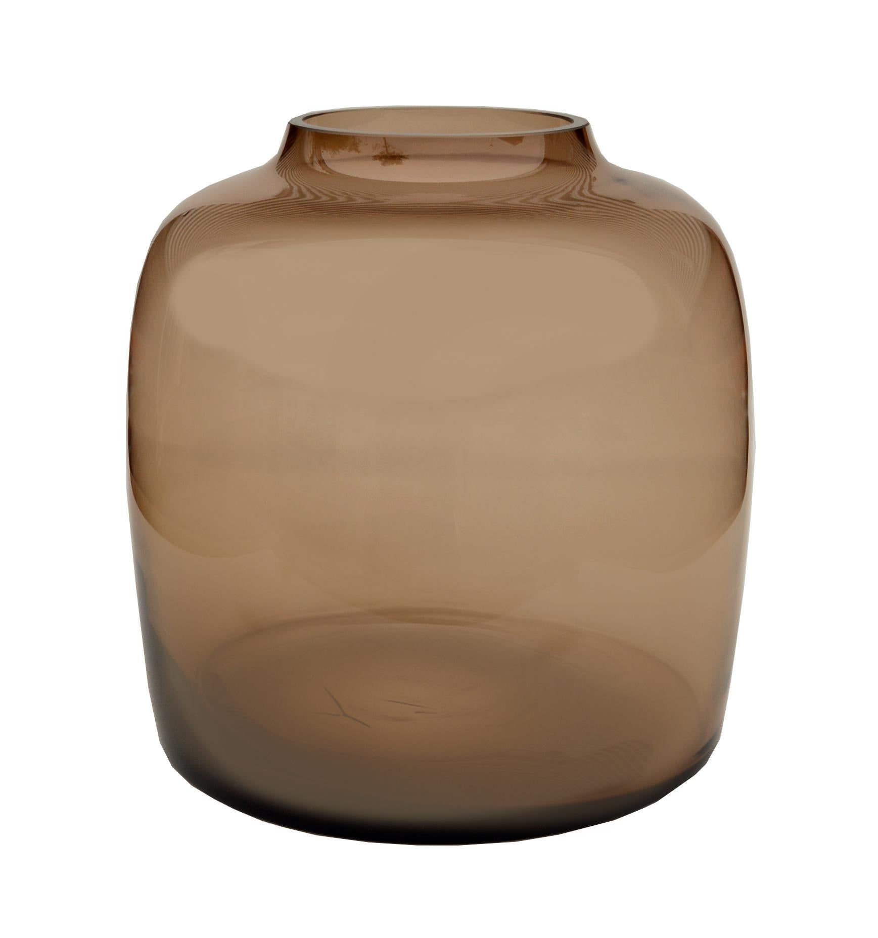 Vase Glas - M - H25 W25 - Bartica - Taube