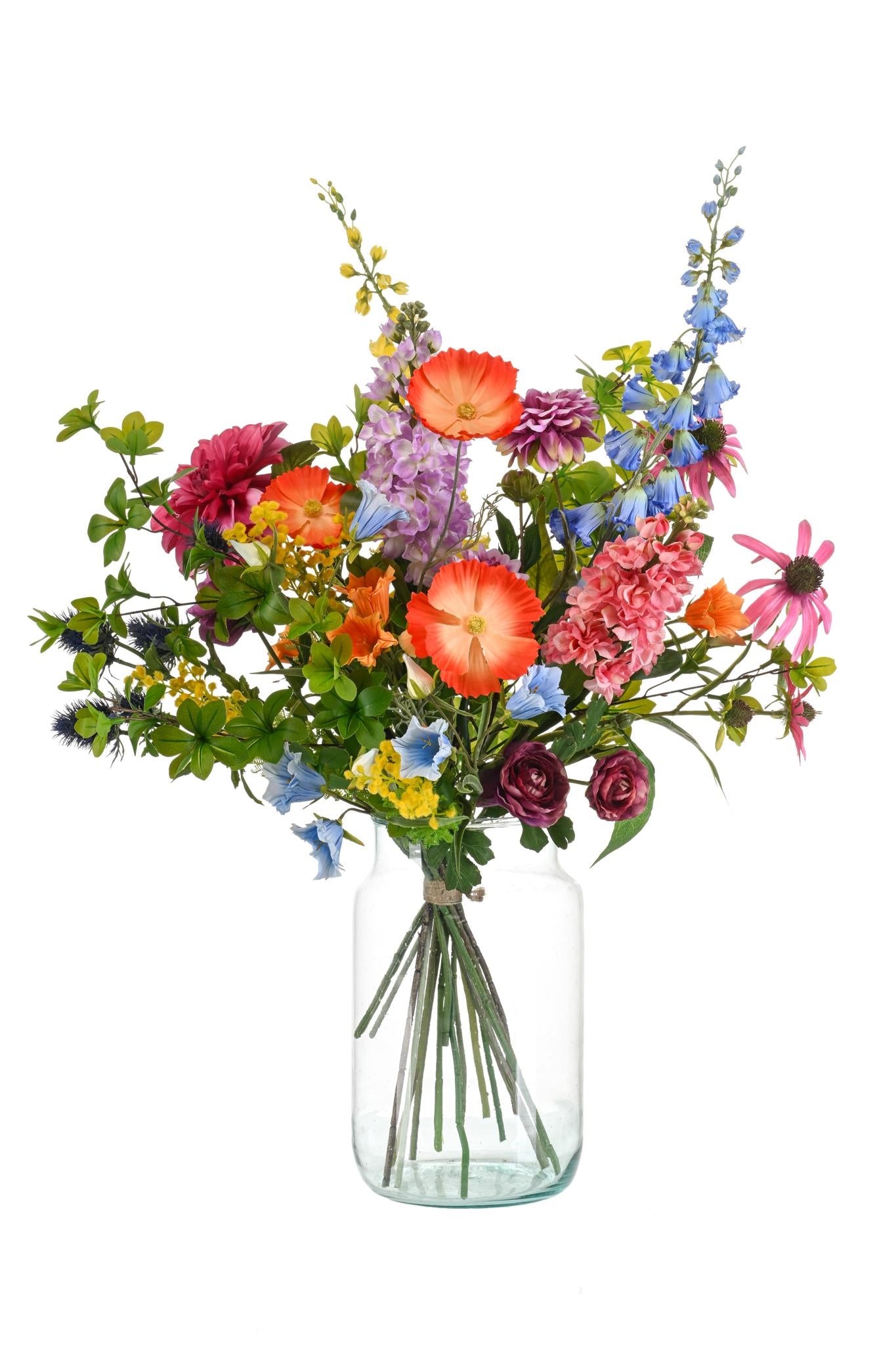 Kunstblumen - Blumenstrauß – Bouquet XL -  Electric Love - 90cm