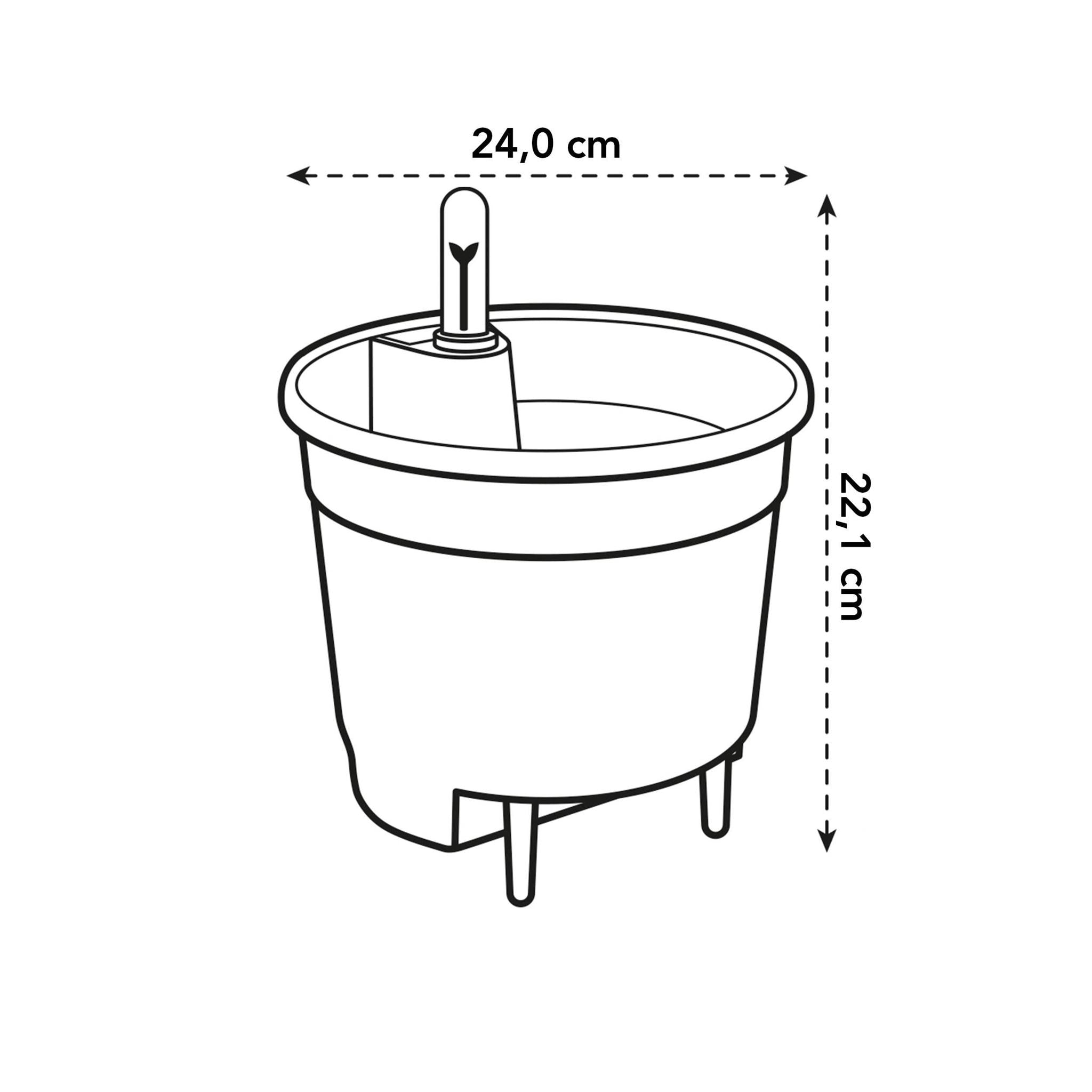 Zelfwatergevend inzetstuk - 24 cm