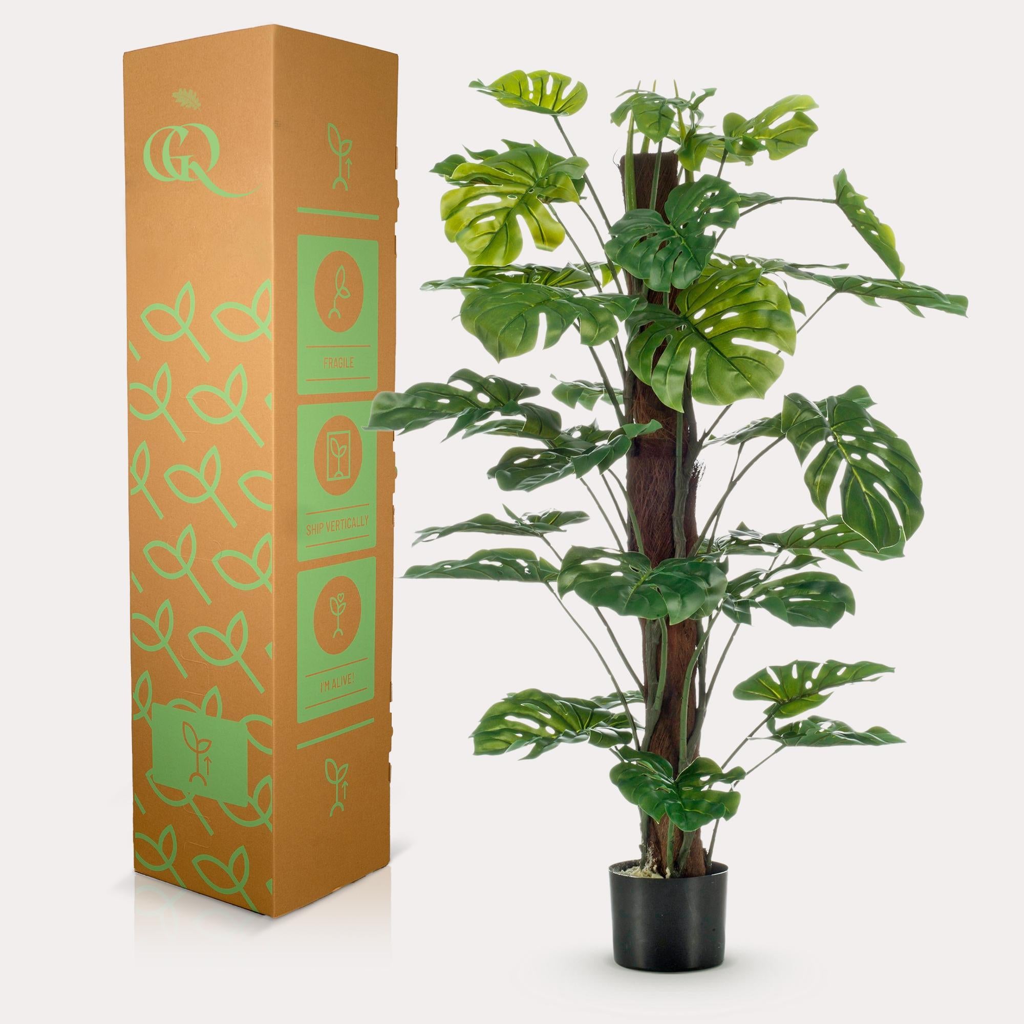 Kunstpflanze - Monstera Deliciosa - Löcherpflanze - 120 cm