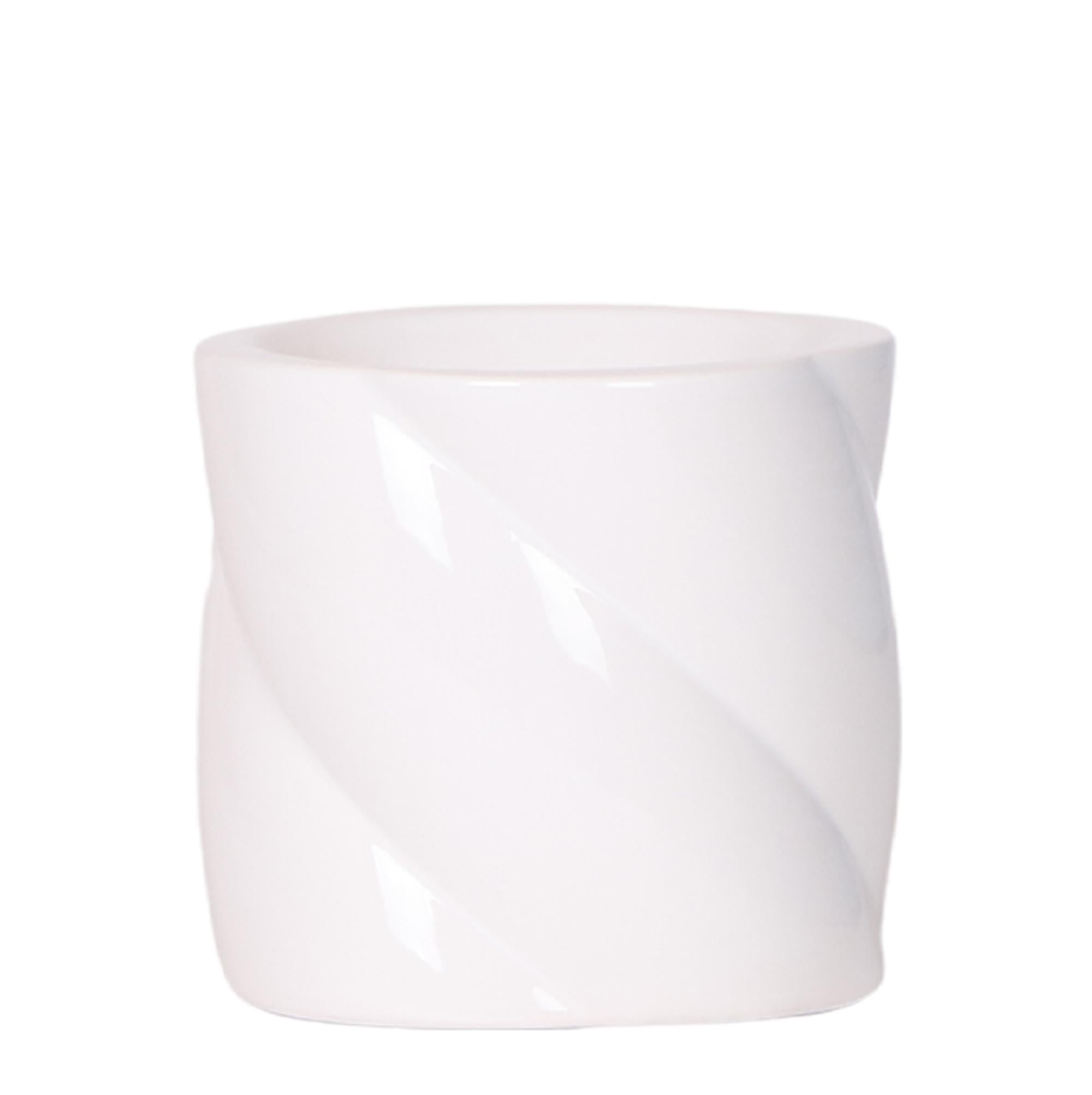 Dekotopf Candy weiß - Candy pot white - Ø9cm