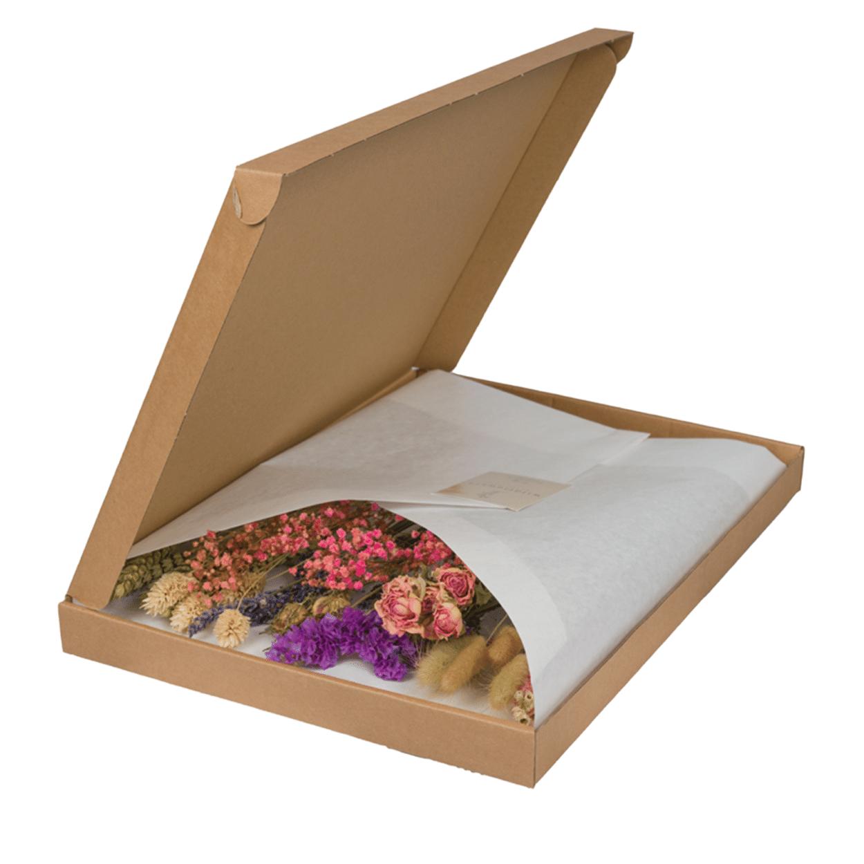 Trockenblumen - Briefkasten Multi - Pink