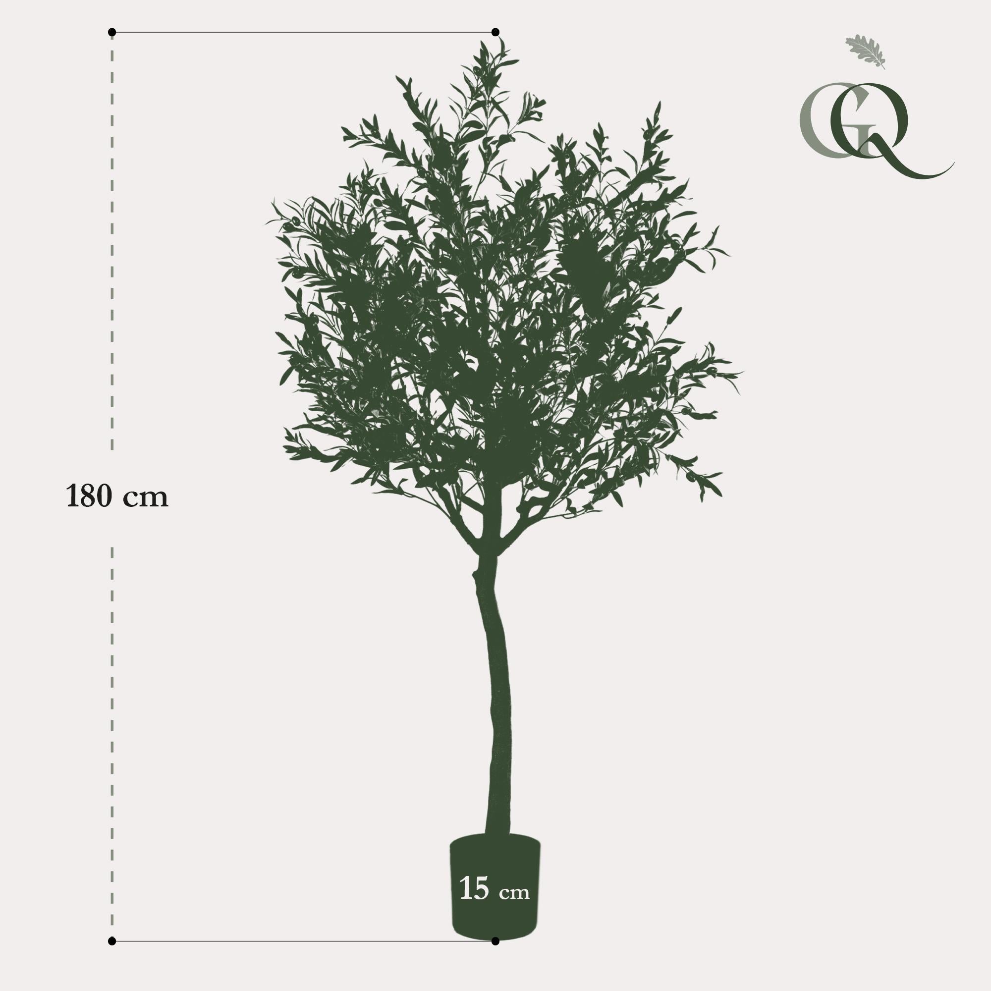 Kunstpflanze - Olea europaea - Olivenbaum - 180 cm